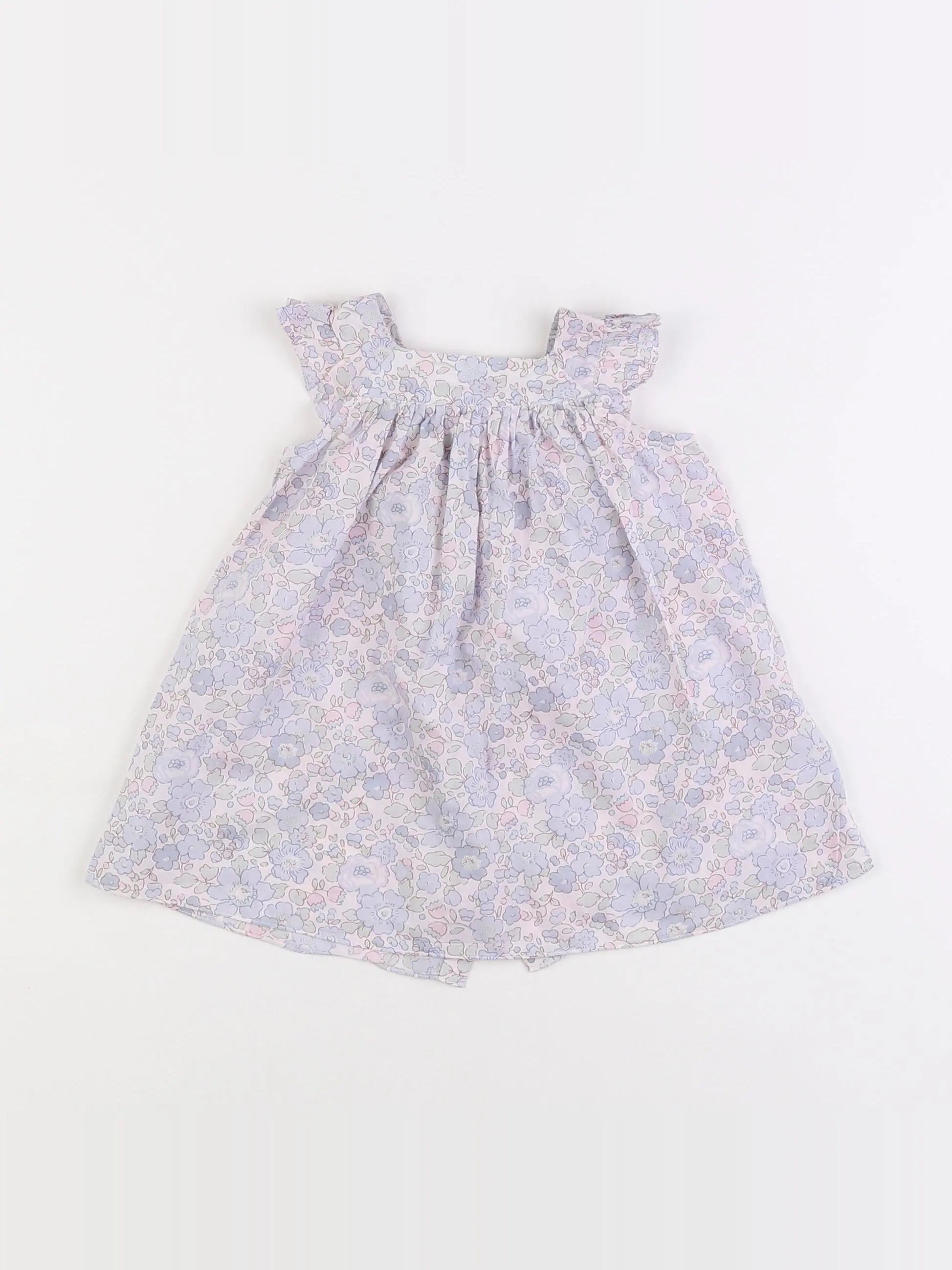 Jacadi - robe liberty bleu - 6 mois