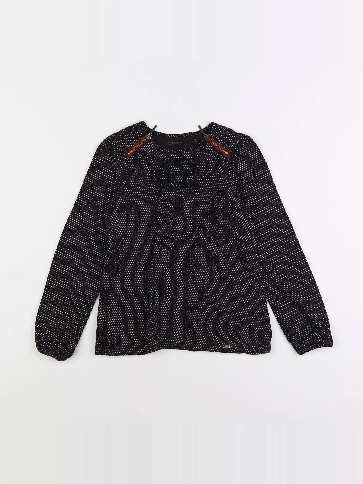 IKKS - blouse noir - 6 ans