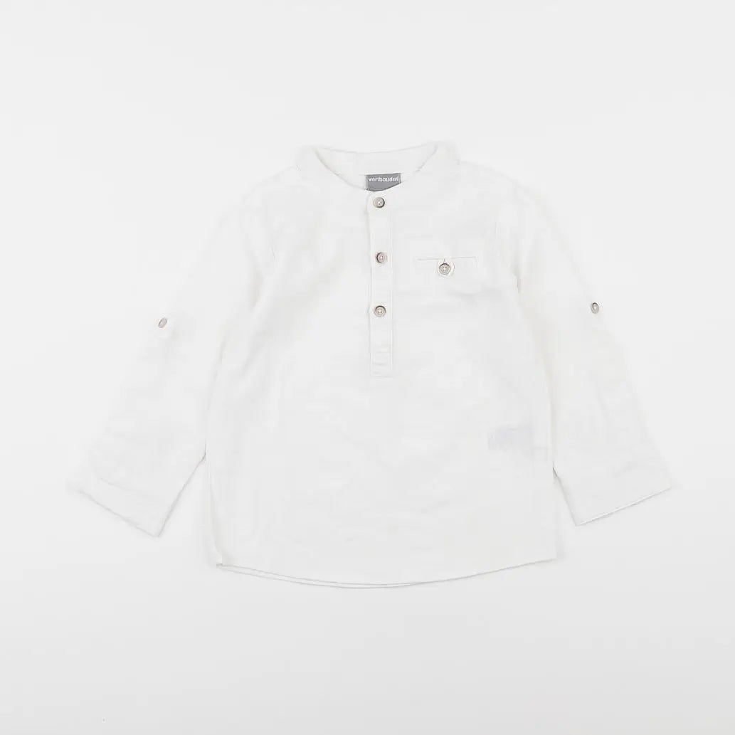 Vertbaudet - blouse blanc - 3 ans