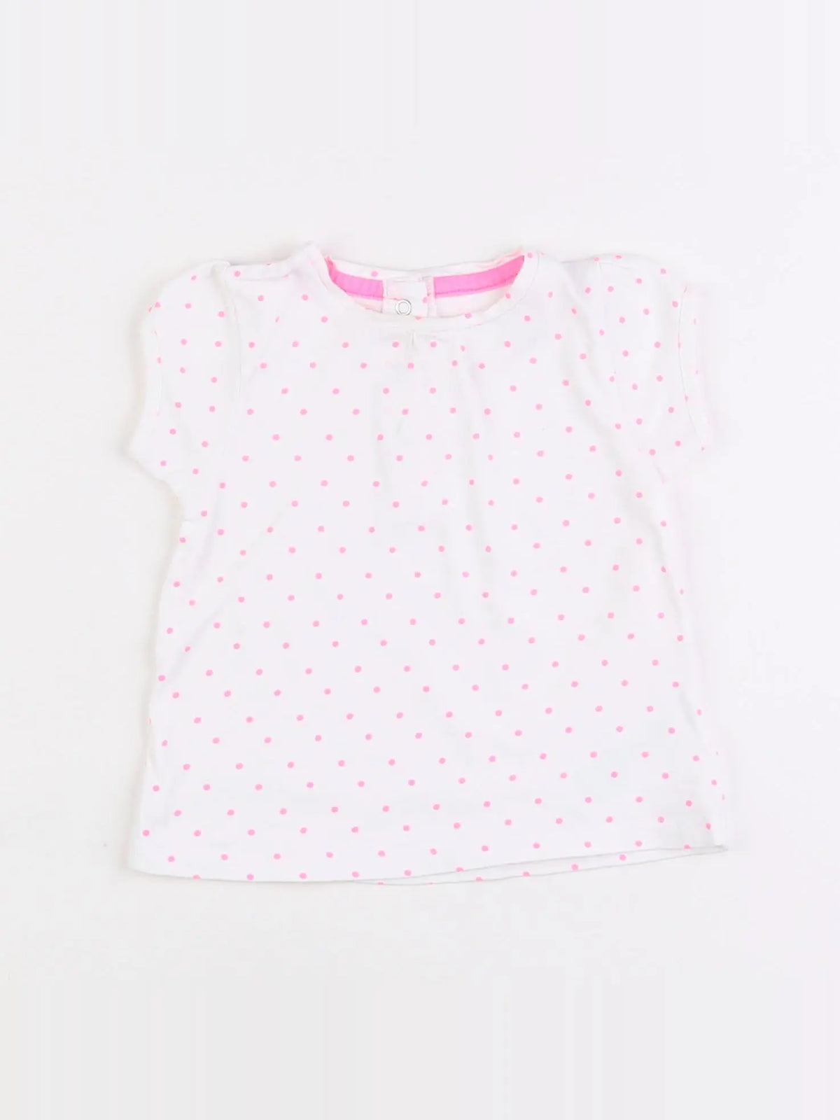 Vertbaudet - tee-shirt blanc - 12 mois