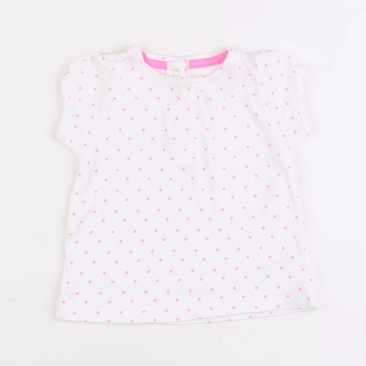 Vertbaudet - tee-shirt blanc - 12 mois