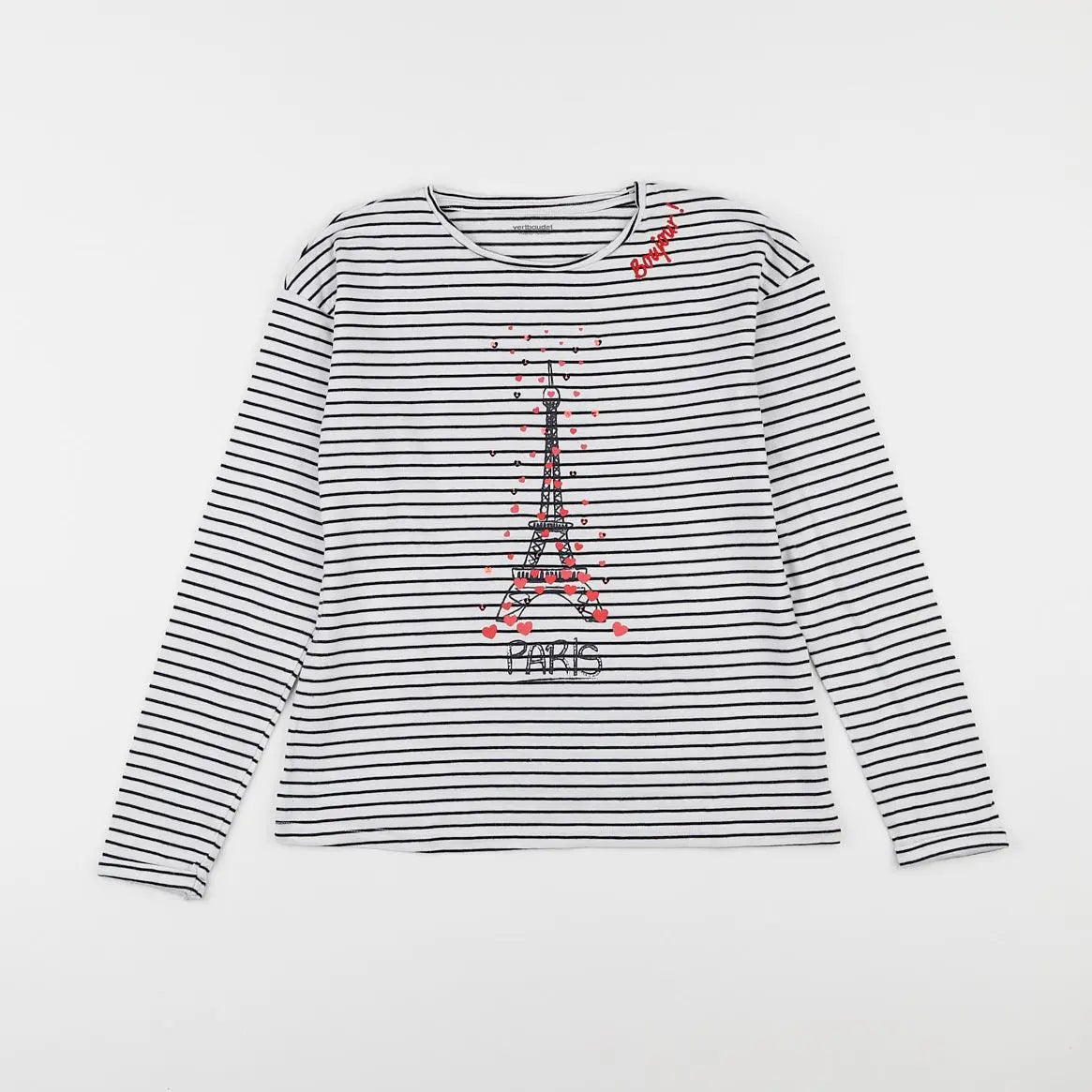 Vertbaudet - tee-shirt bleu - 10 ans