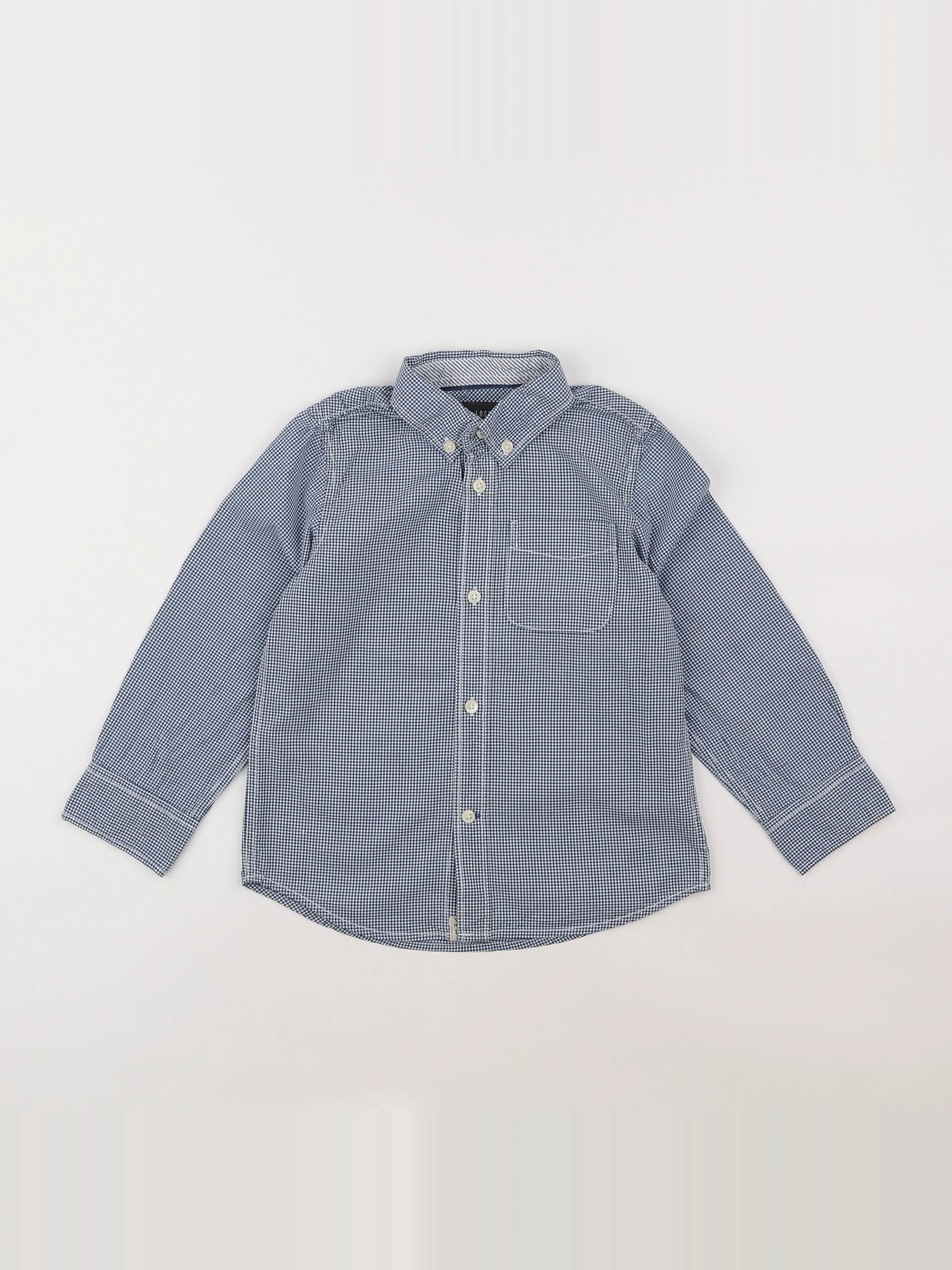 H&M - chemise bleu - 4/5 ans