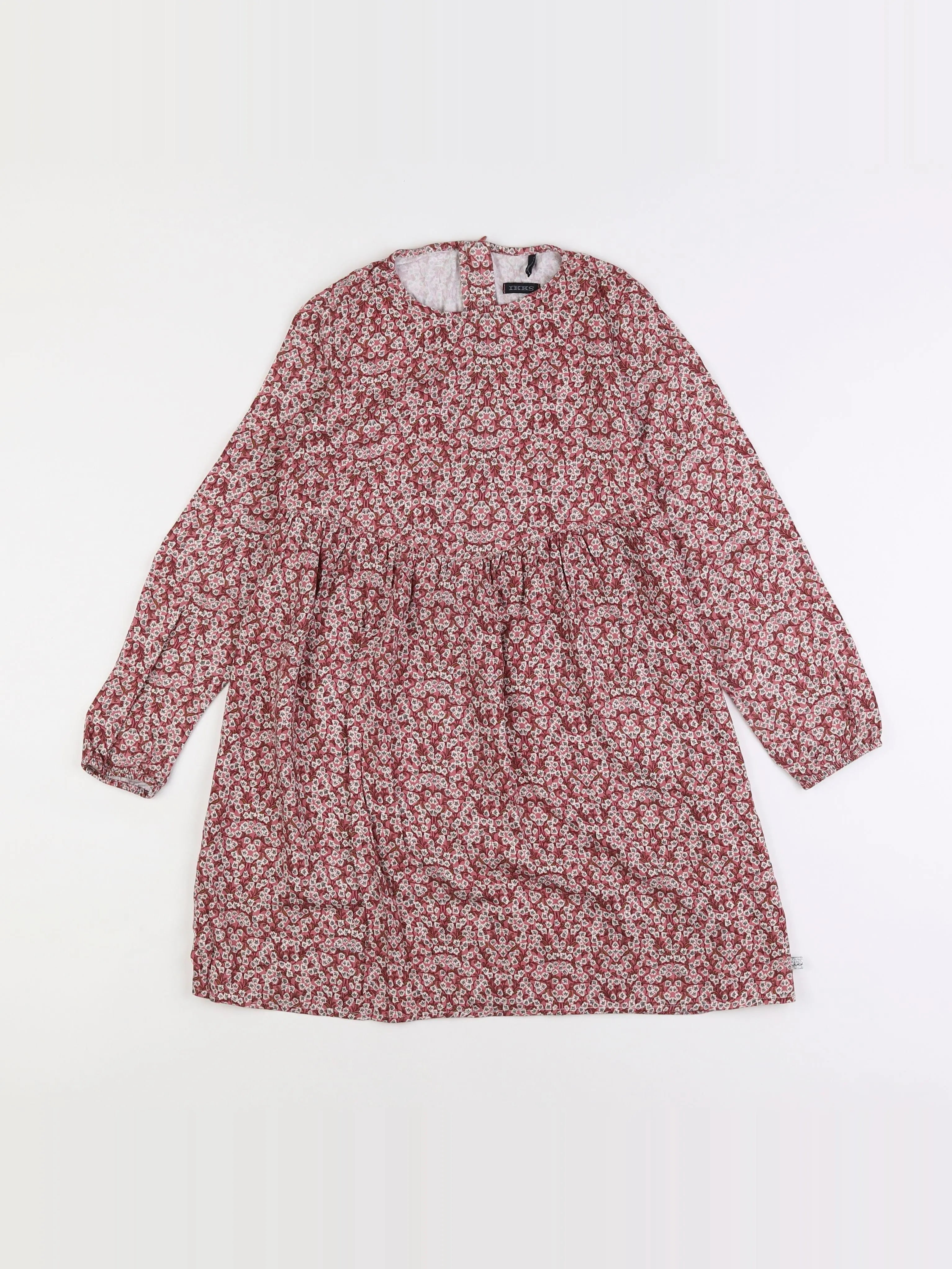 IKKS - robe rose - 10 ans