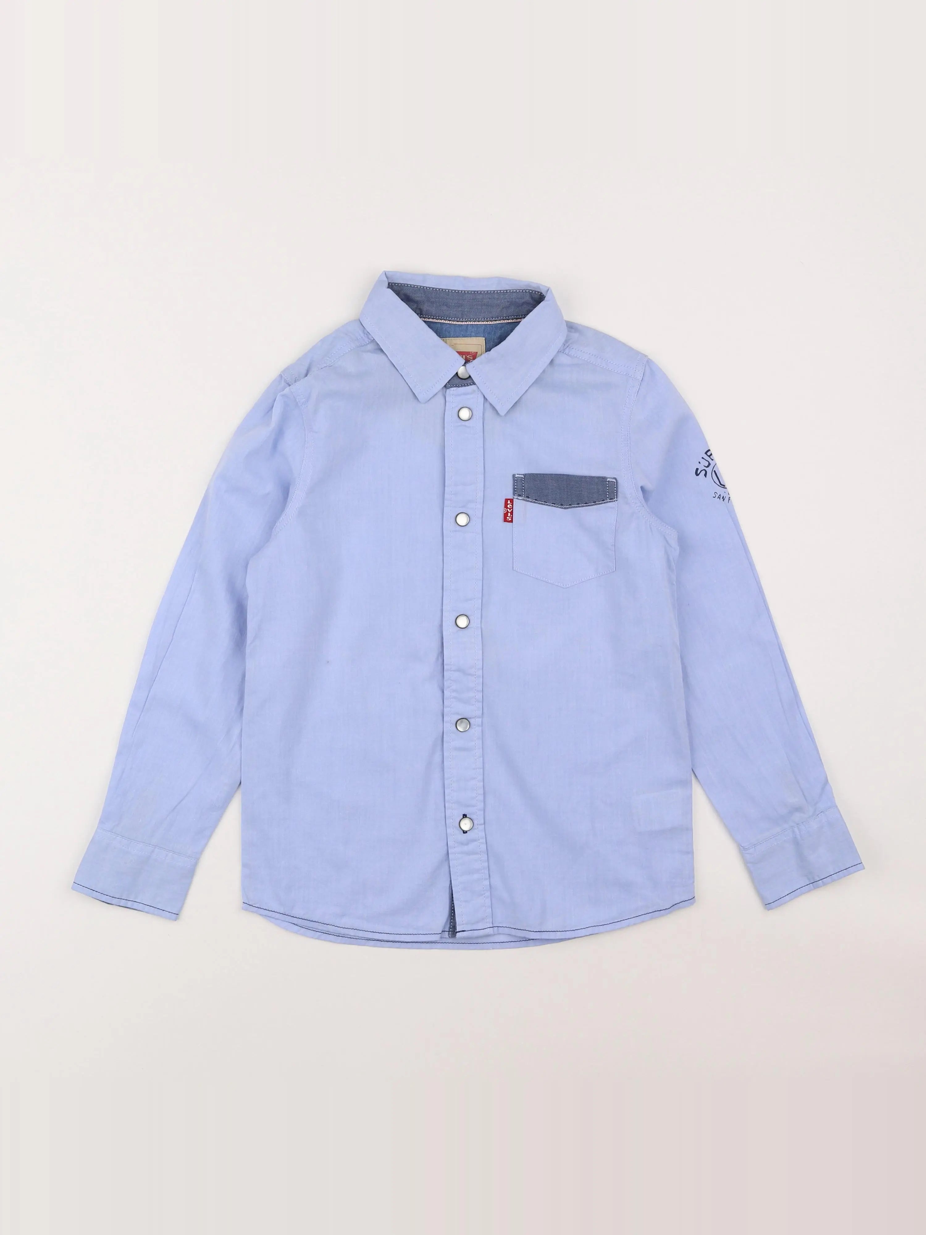 Levi's - chemise bleu - 8 ans