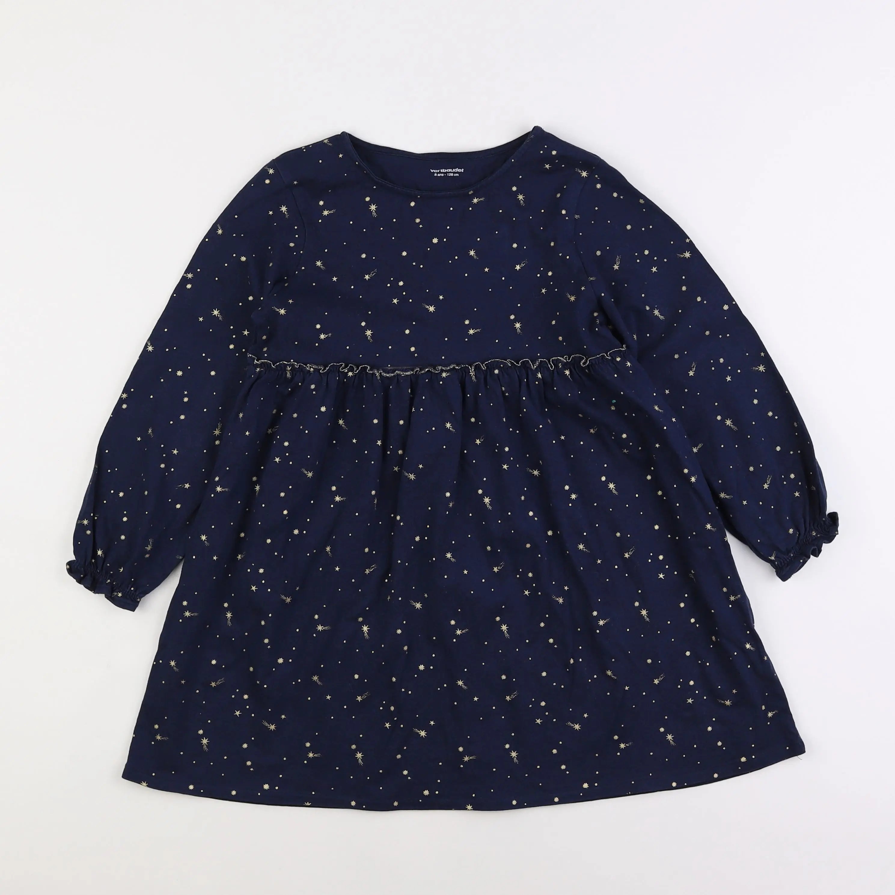 Vertbaudet - robe bleu - 8 ans
