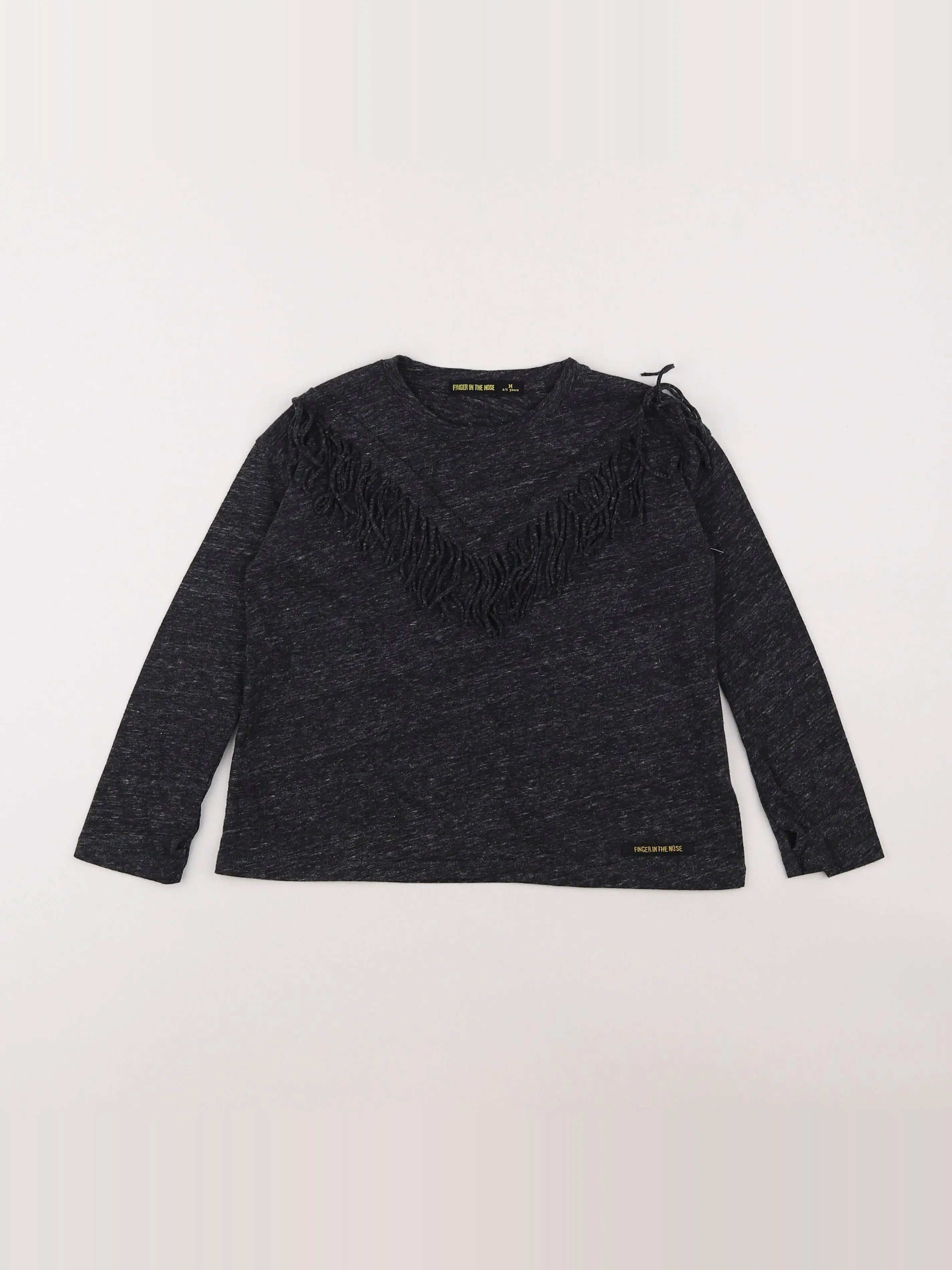 Finger in the nose - tee-shirt gris - 4/5 ans
