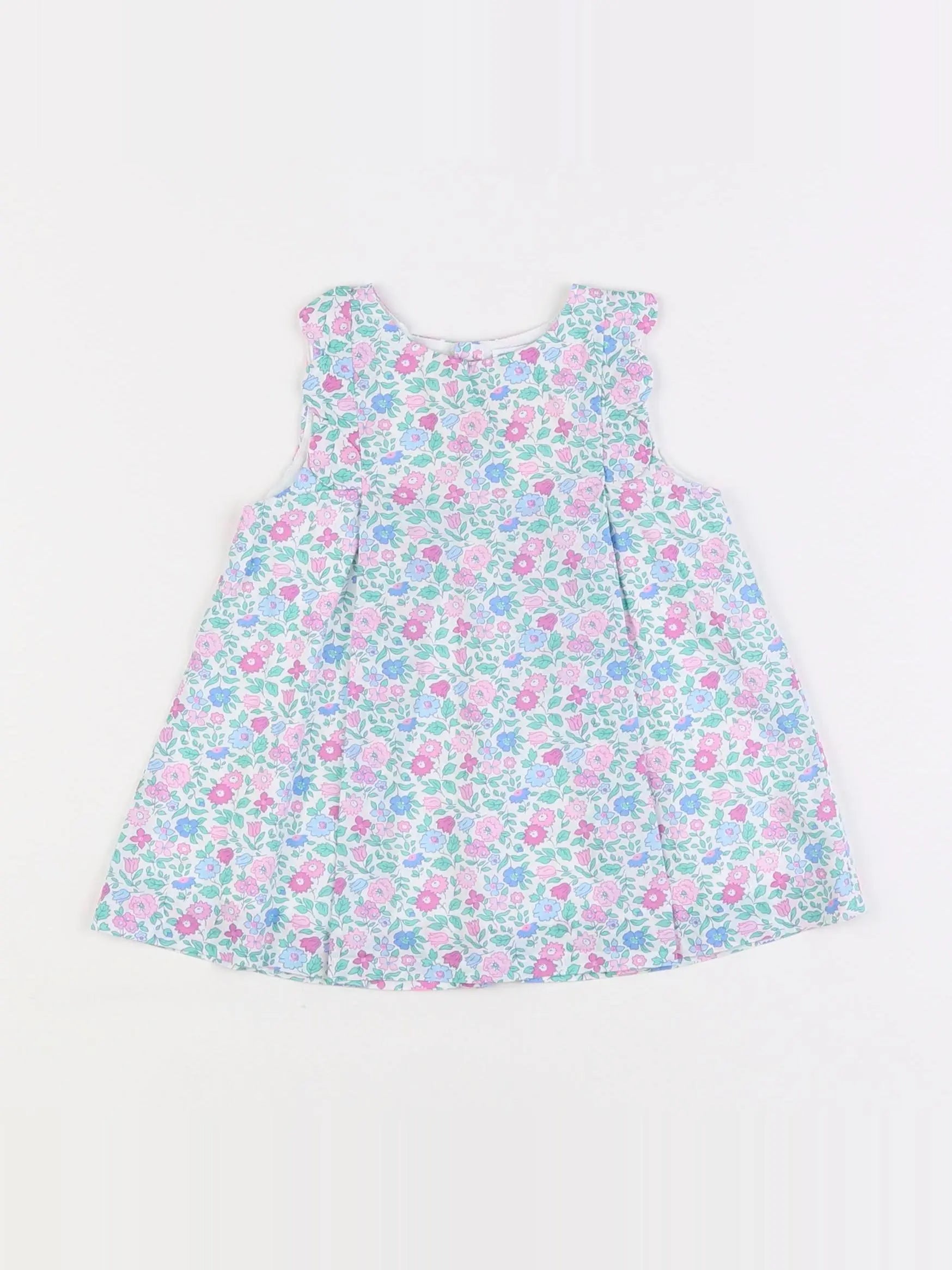 Jacadi - robe liberty bleu - 6 mois