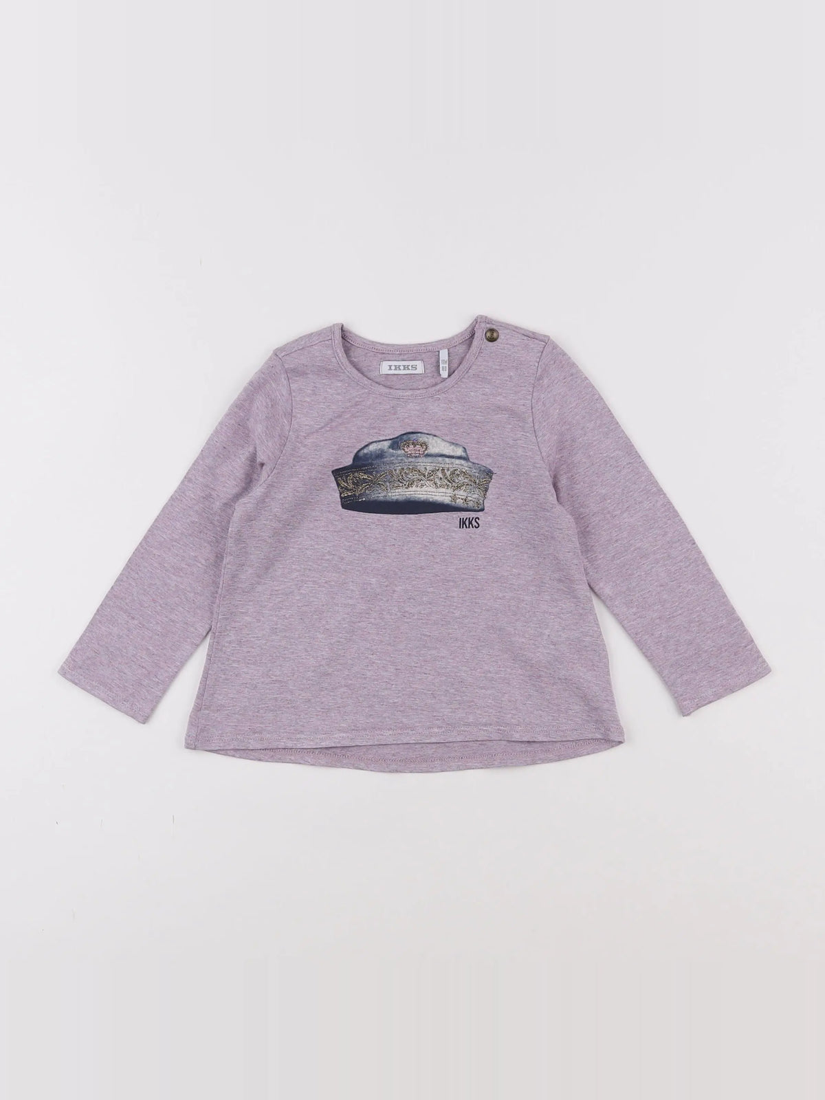 IKKS - tee-shirt violet - 18 mois