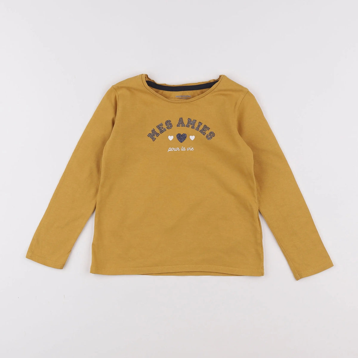 Vertbaudet - tee-shirt jaune - 4 ans