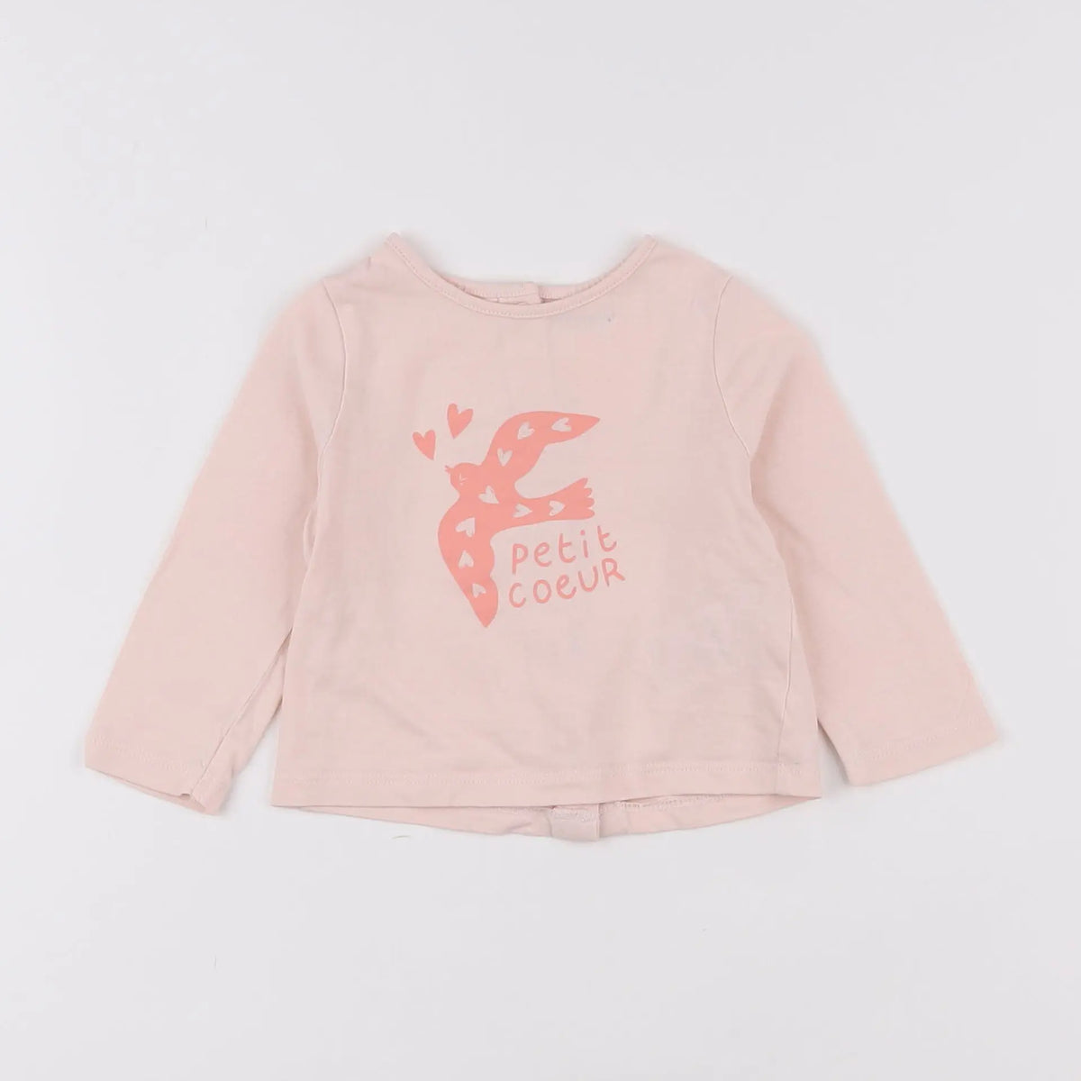 Vertbaudet - tee-shirt rose - 6 mois