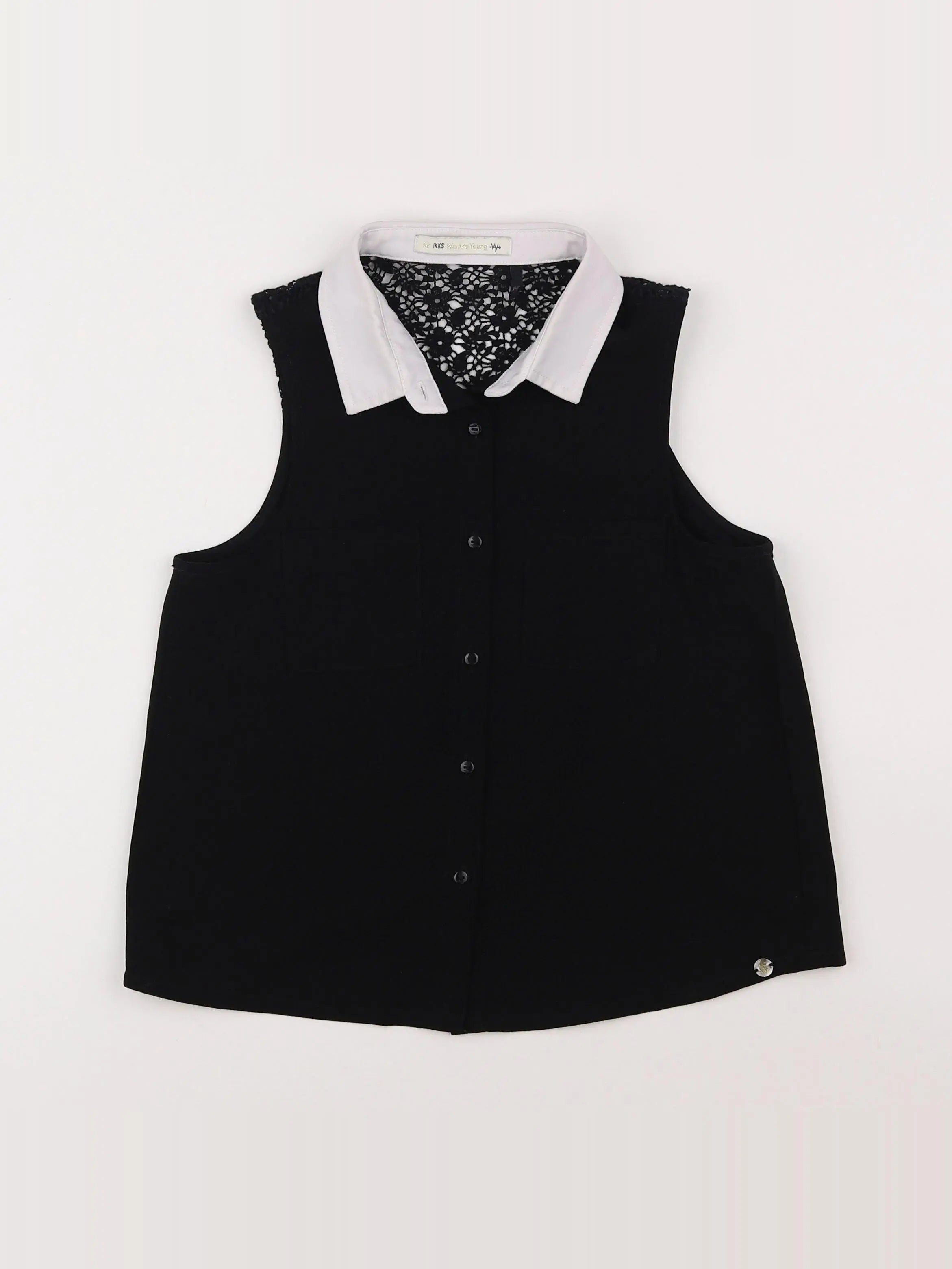 IKKS - tee-shirt noir - 10 ans