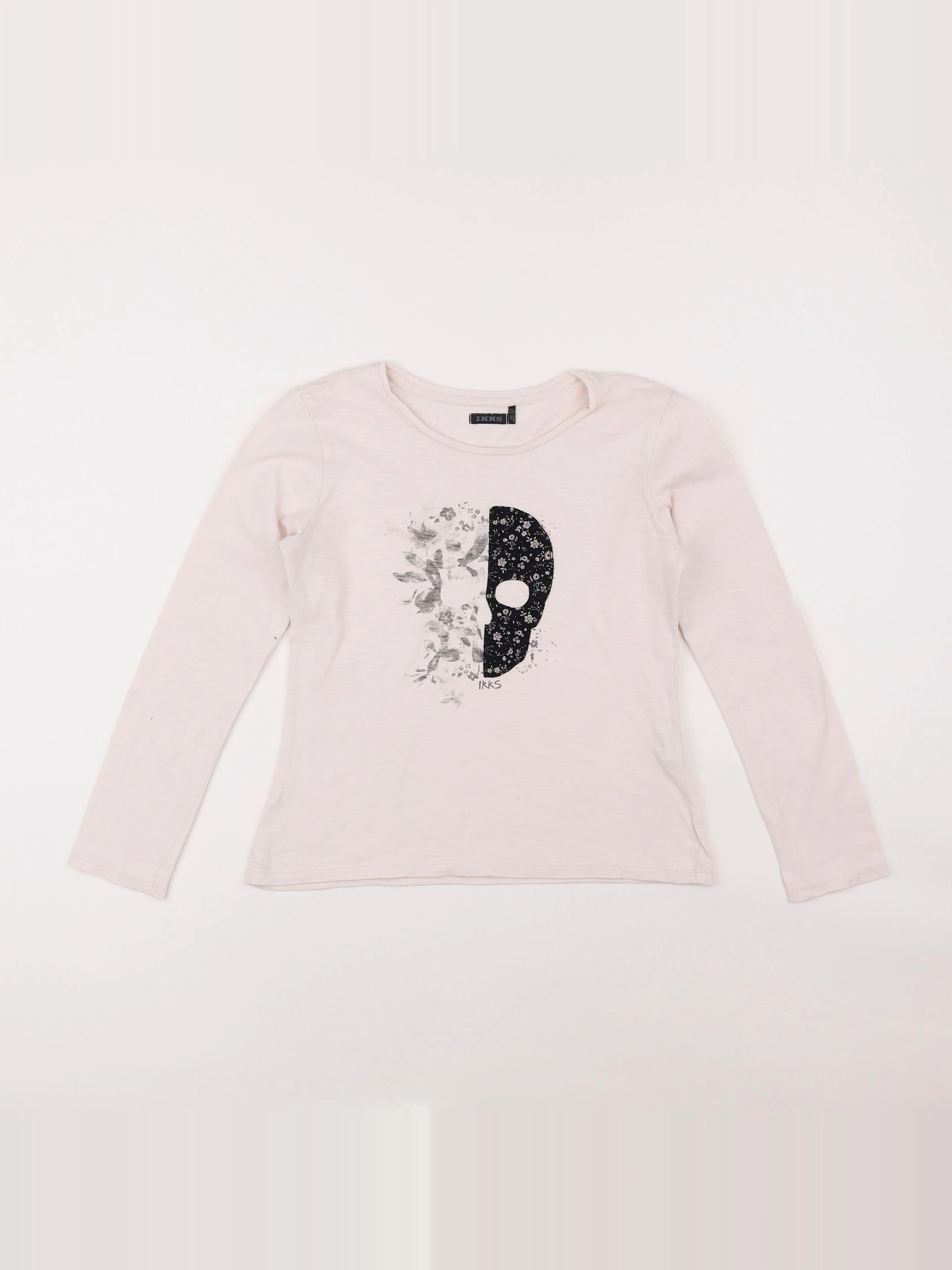 IKKS - tee-shirt blanc - 10 ans