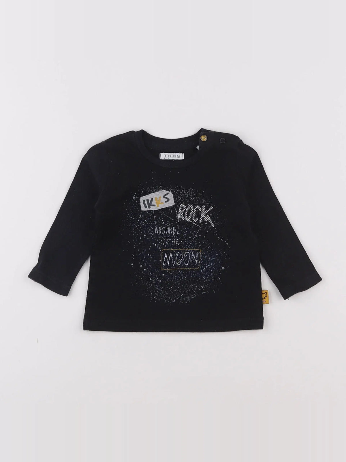 IKKS - tee-shirt noir - 6 mois