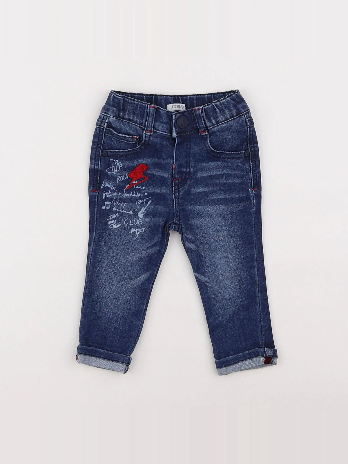 IKKS - jean bleu - 6 mois
