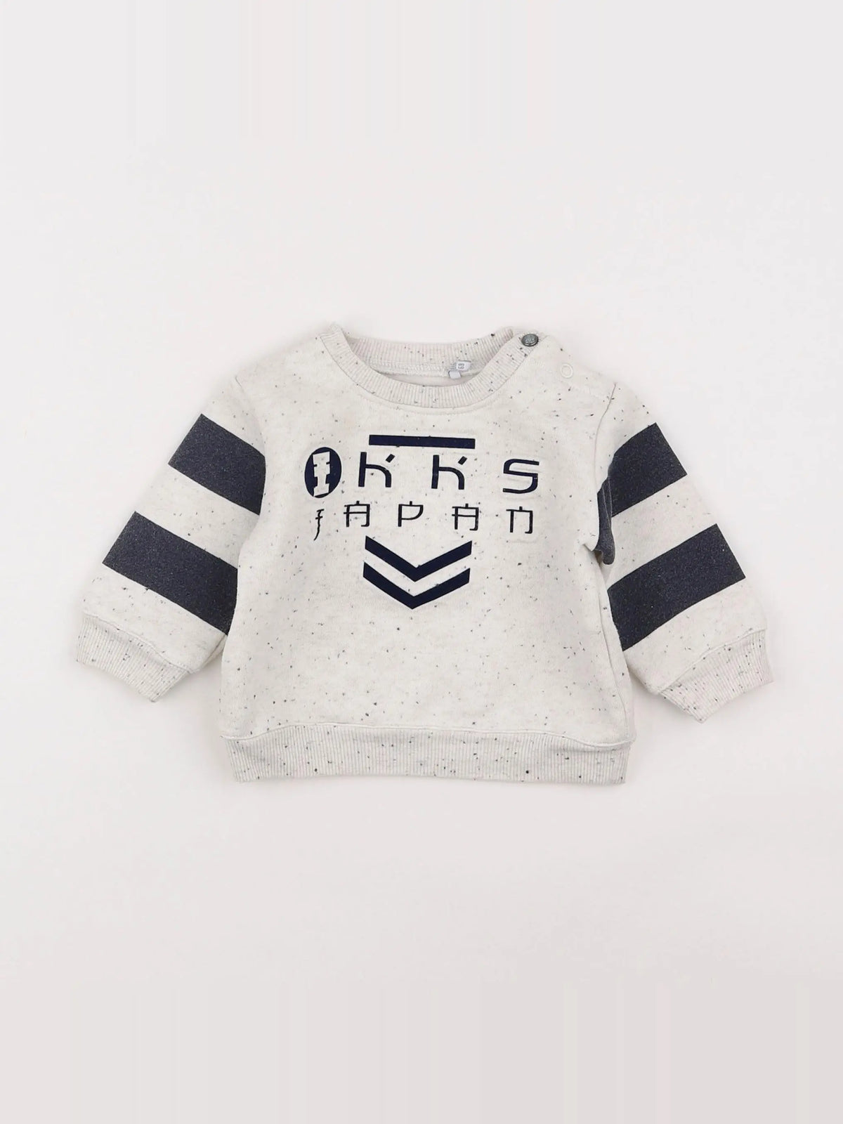 IKKS - sweat gris - 6 mois