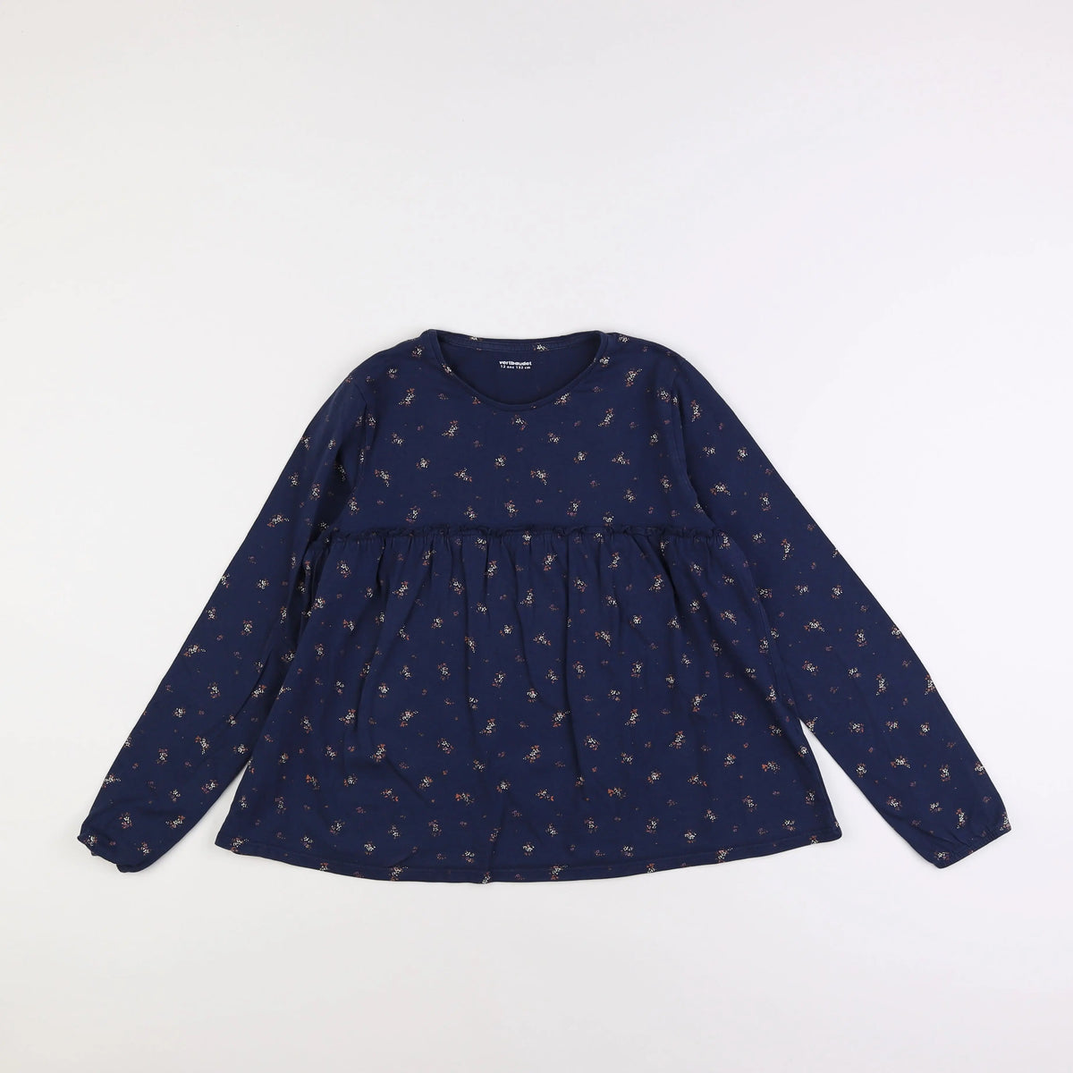 Vertbaudet - tee-shirt bleu - 12 ans