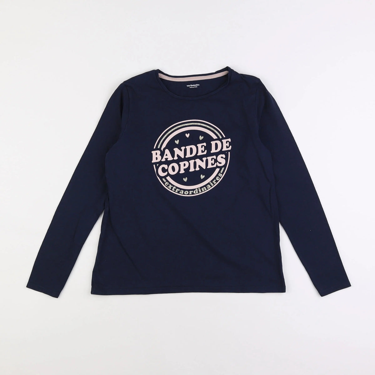 Vertbaudet - tee-shirt bleu - 12 ans