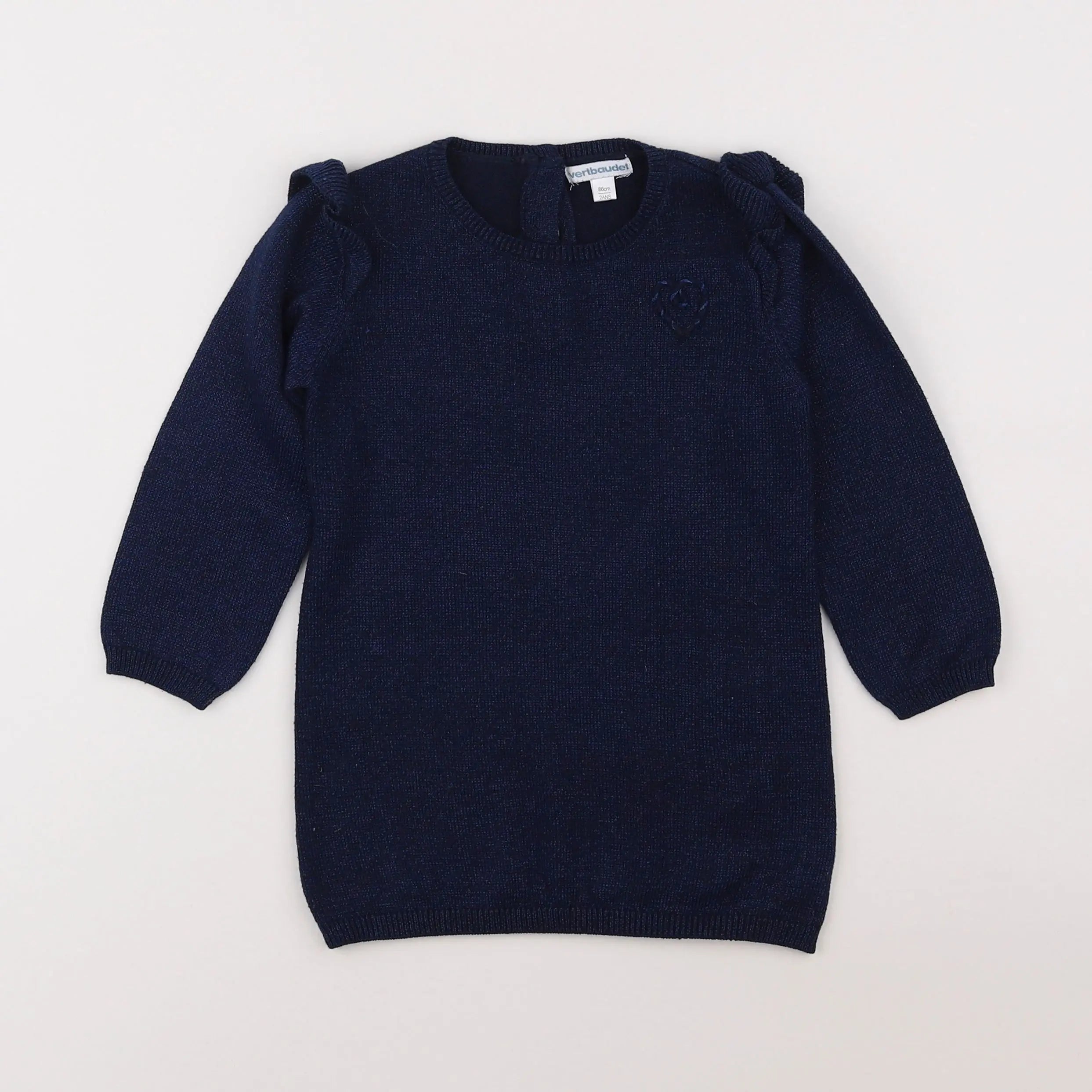 Vertbaudet - robe bleu - 2 ans