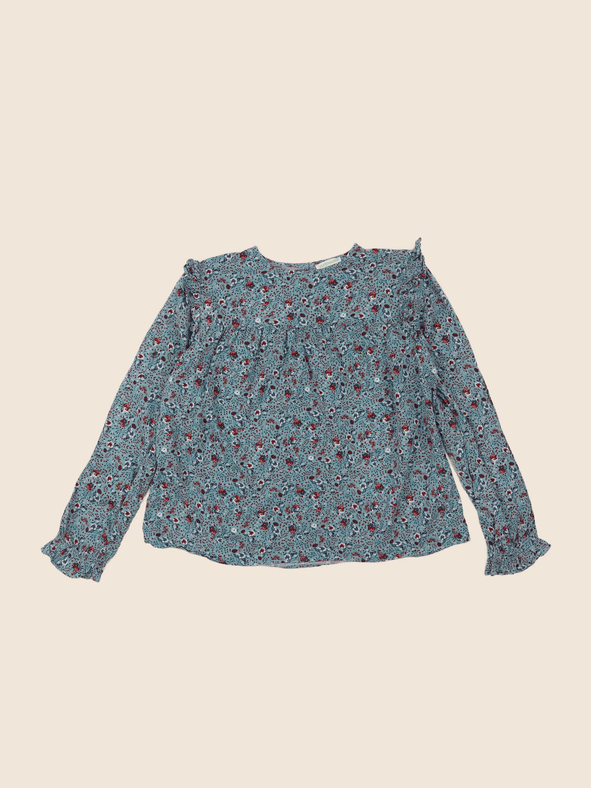 Vertbaudet - blouse vert, rose - 12 ans