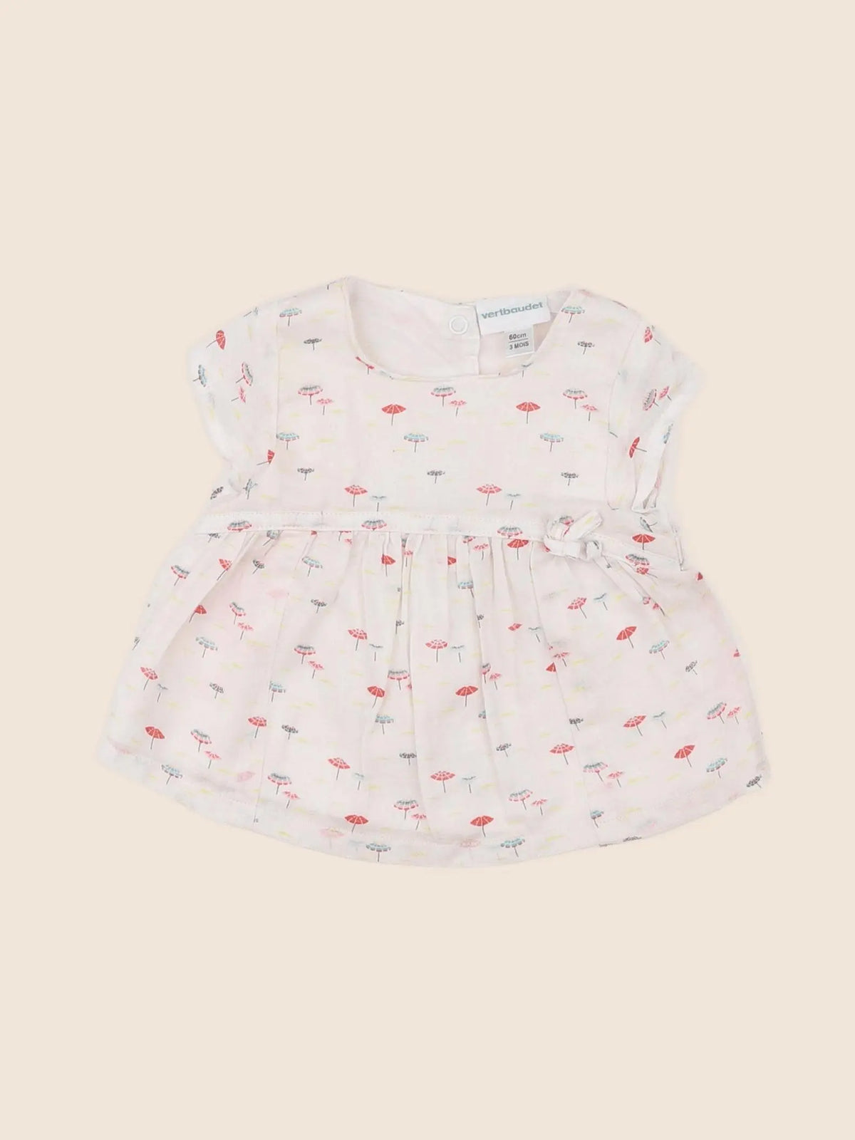 Vertbaudet - blouse multicolore - 3 mois