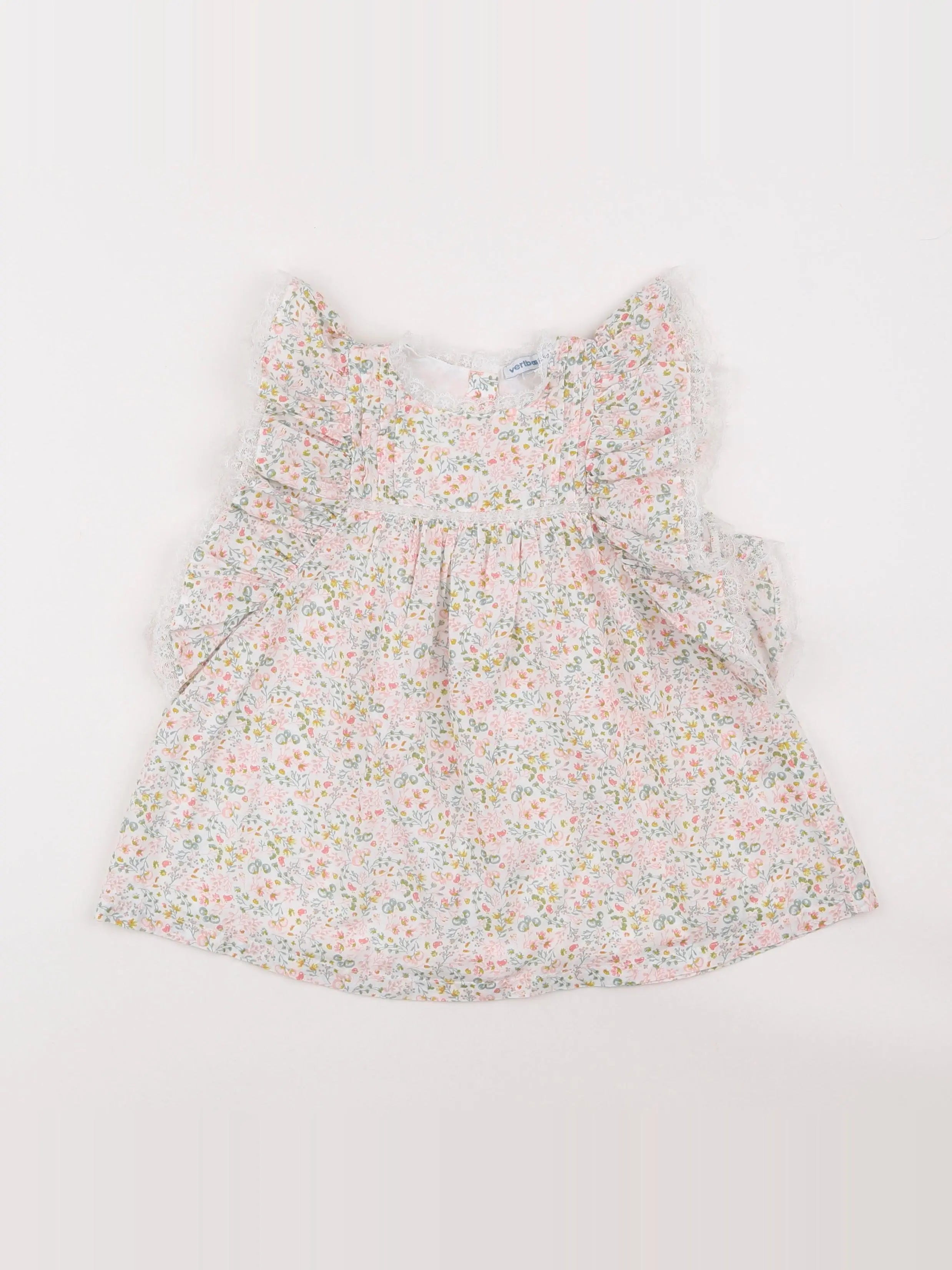 Vertbaudet - robe multicolore - 18 mois