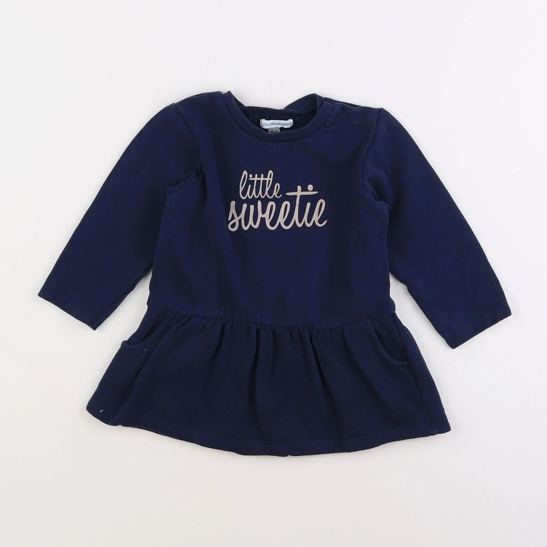 Vertbaudet - robe bleu - 2 ans