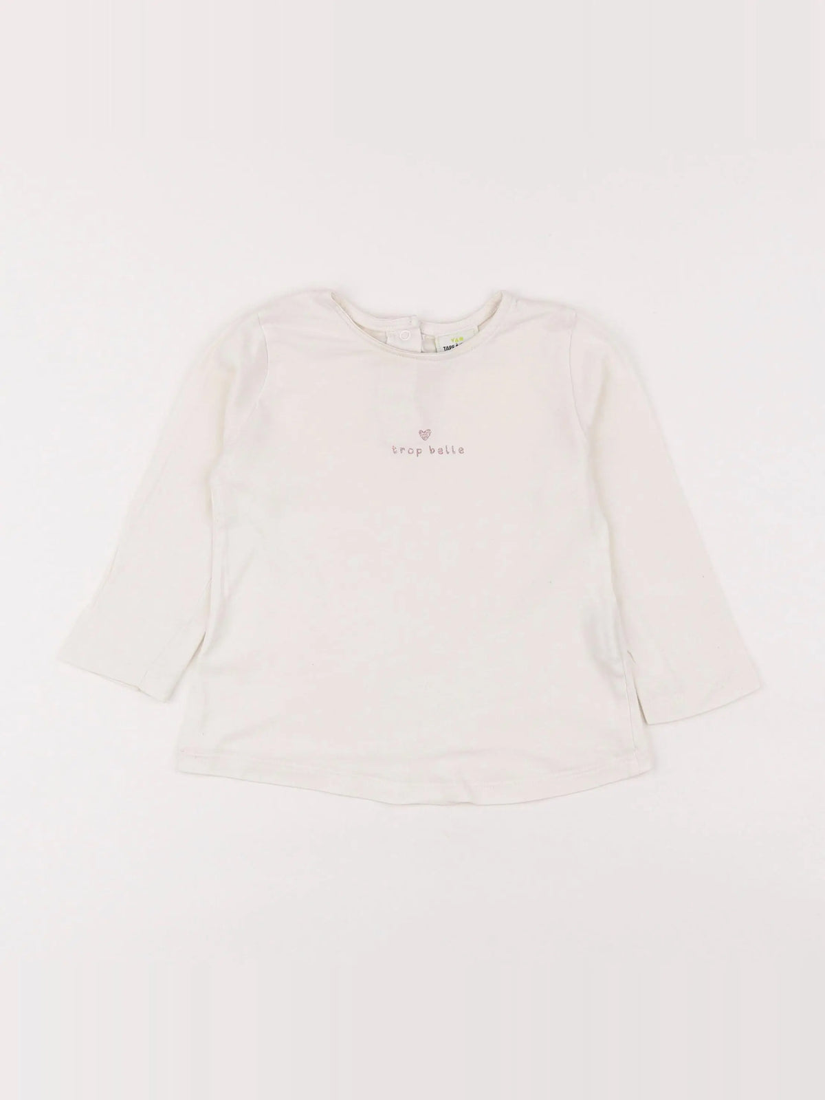 Tape à l'oeil - tee-shirt blanc - 18 mois