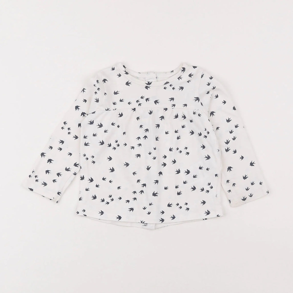 Vertbaudet - tee-shirt blanc - 6 mois