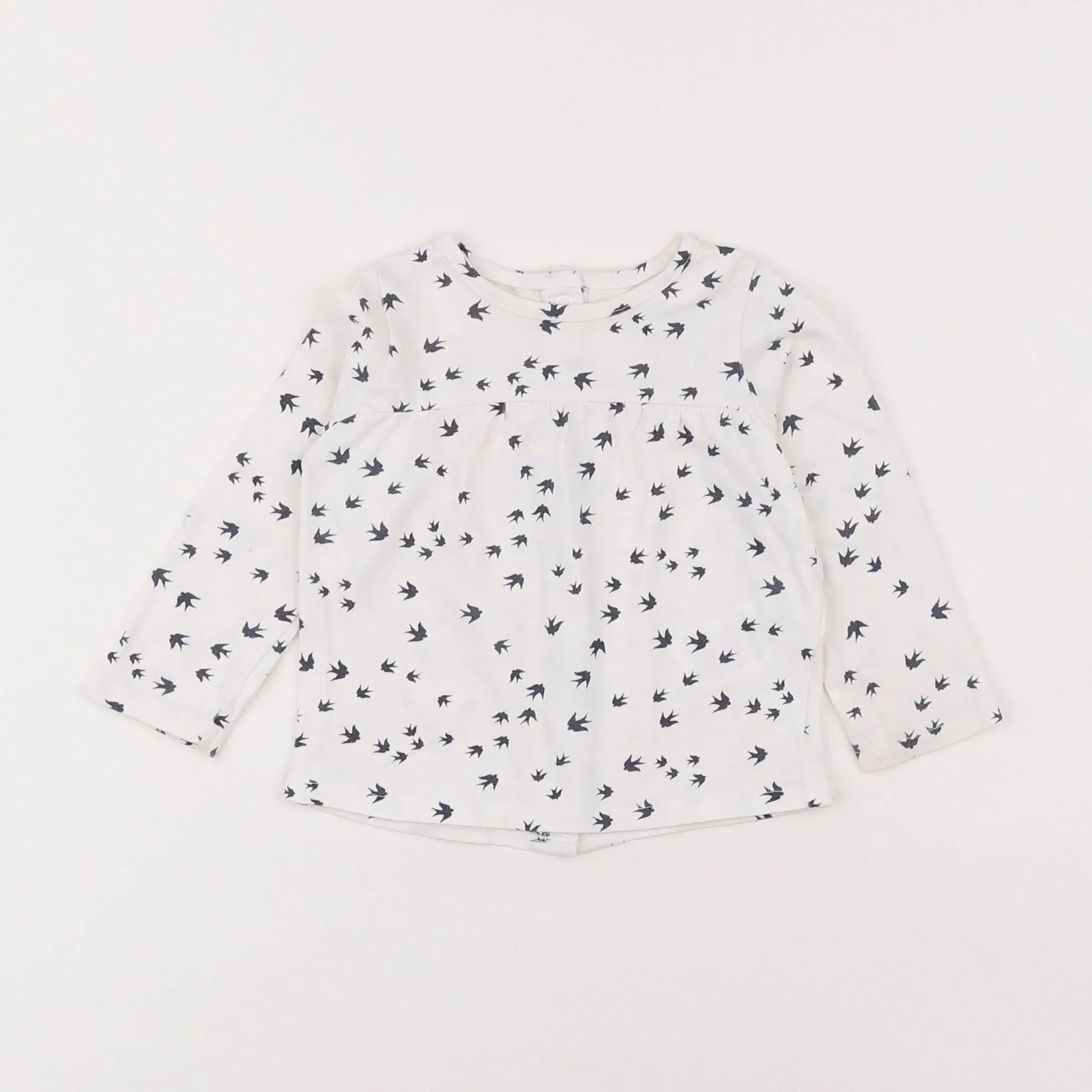 Vertbaudet - tee-shirt blanc - 6 mois