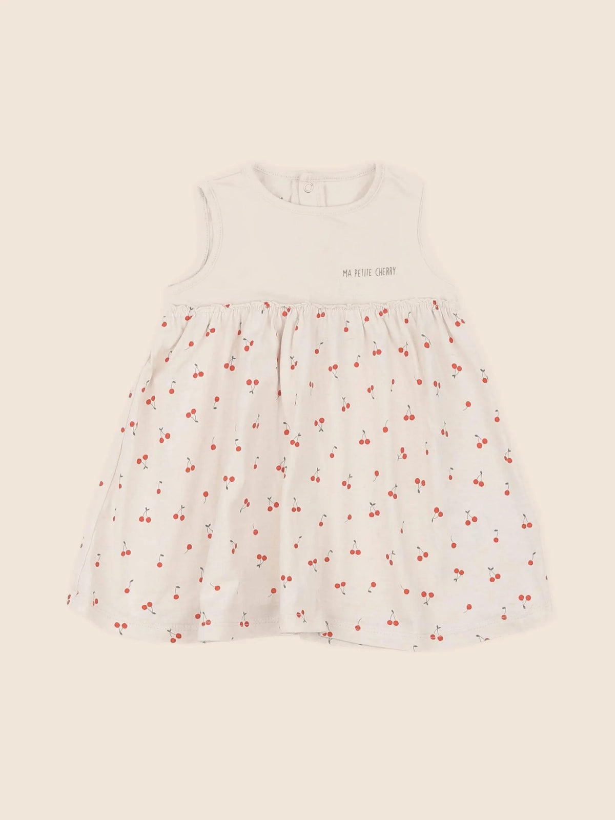 Vertbaudet - robe beige - 6 mois