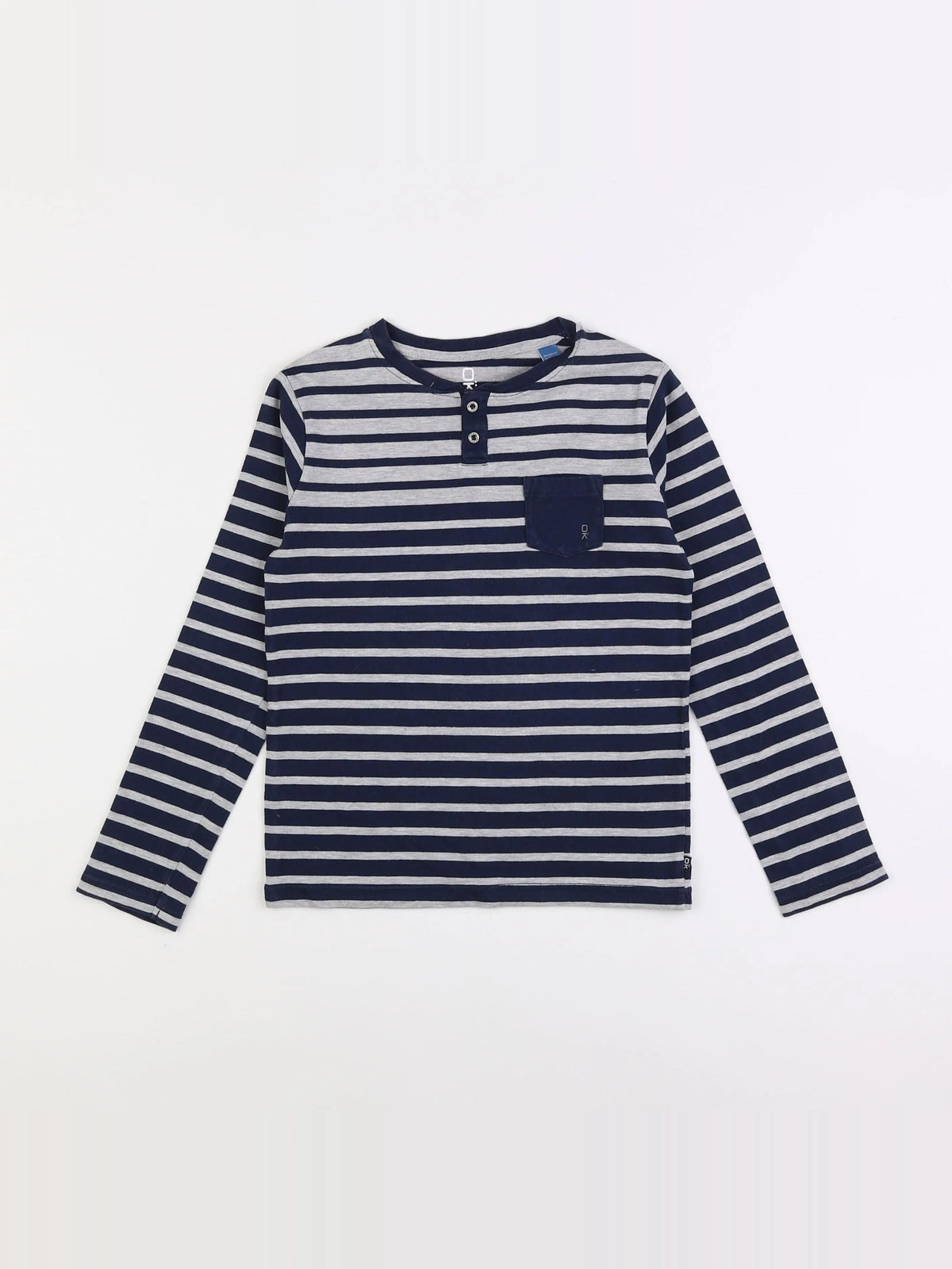 Okaidi - tee-shirt bleu - 8 ans