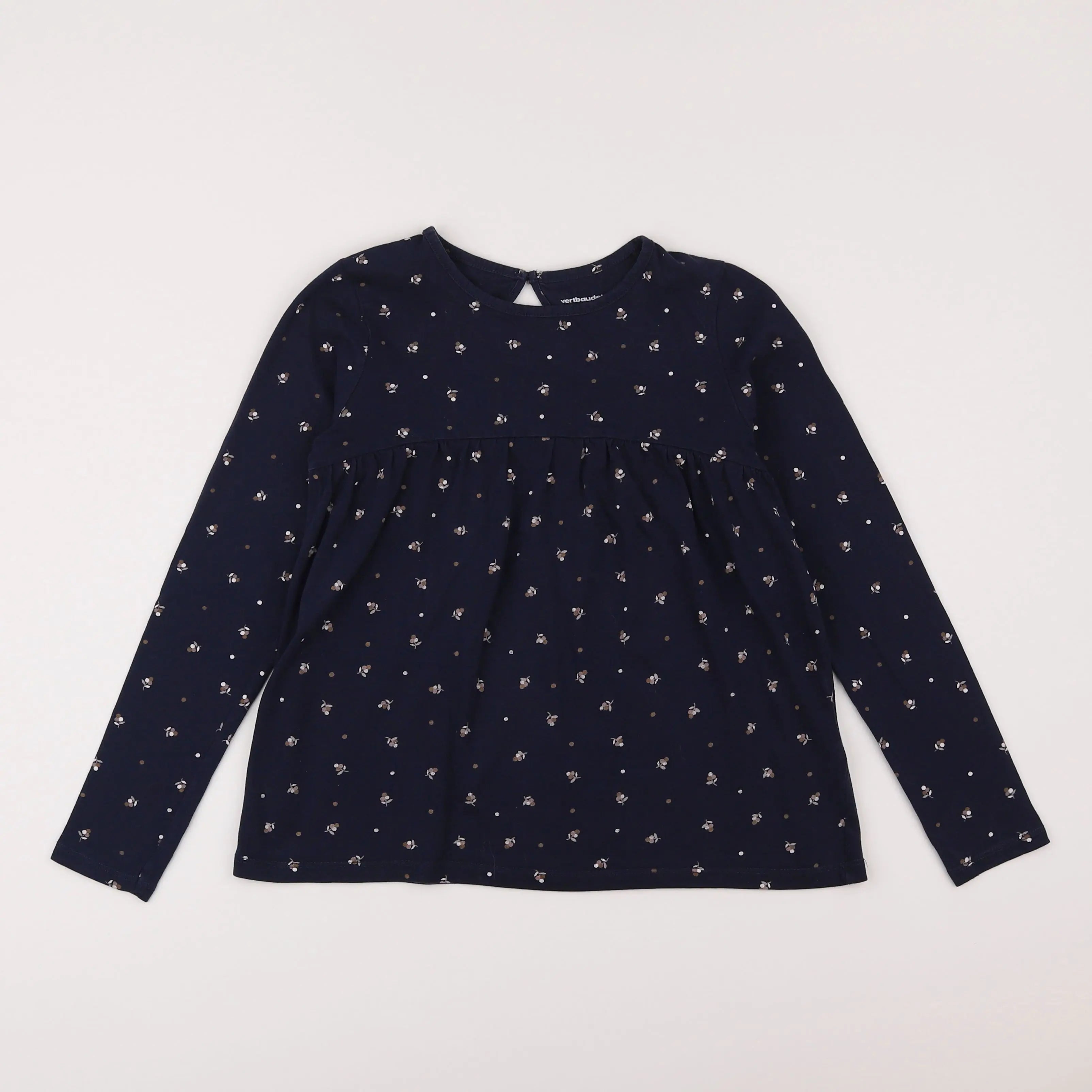 Vertbaudet - tee-shirt bleu - 10 ans