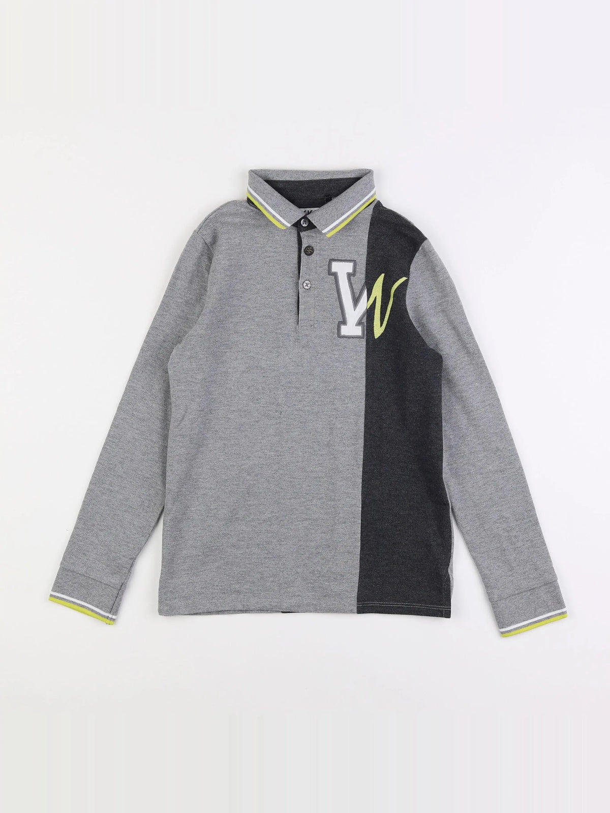 IKKS - polo gris - 10 ans