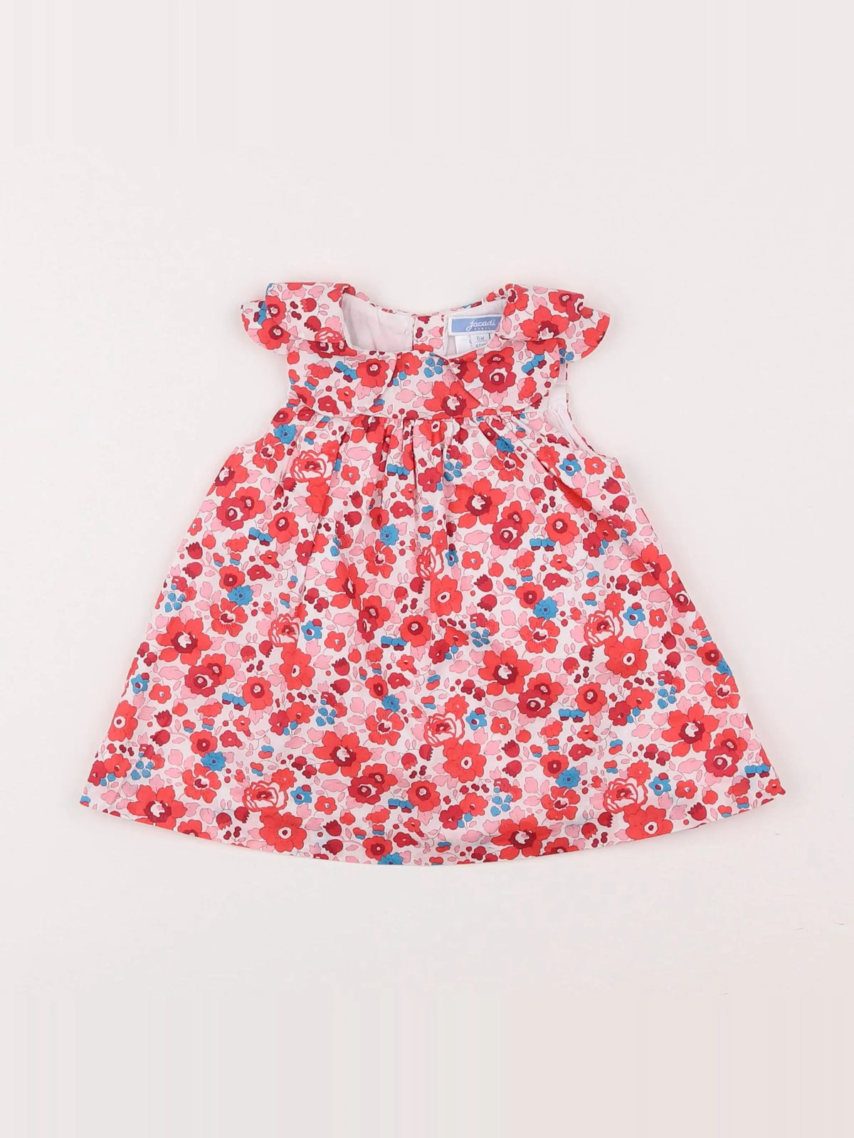 Jacadi - robe liberty multicolore - 6 mois