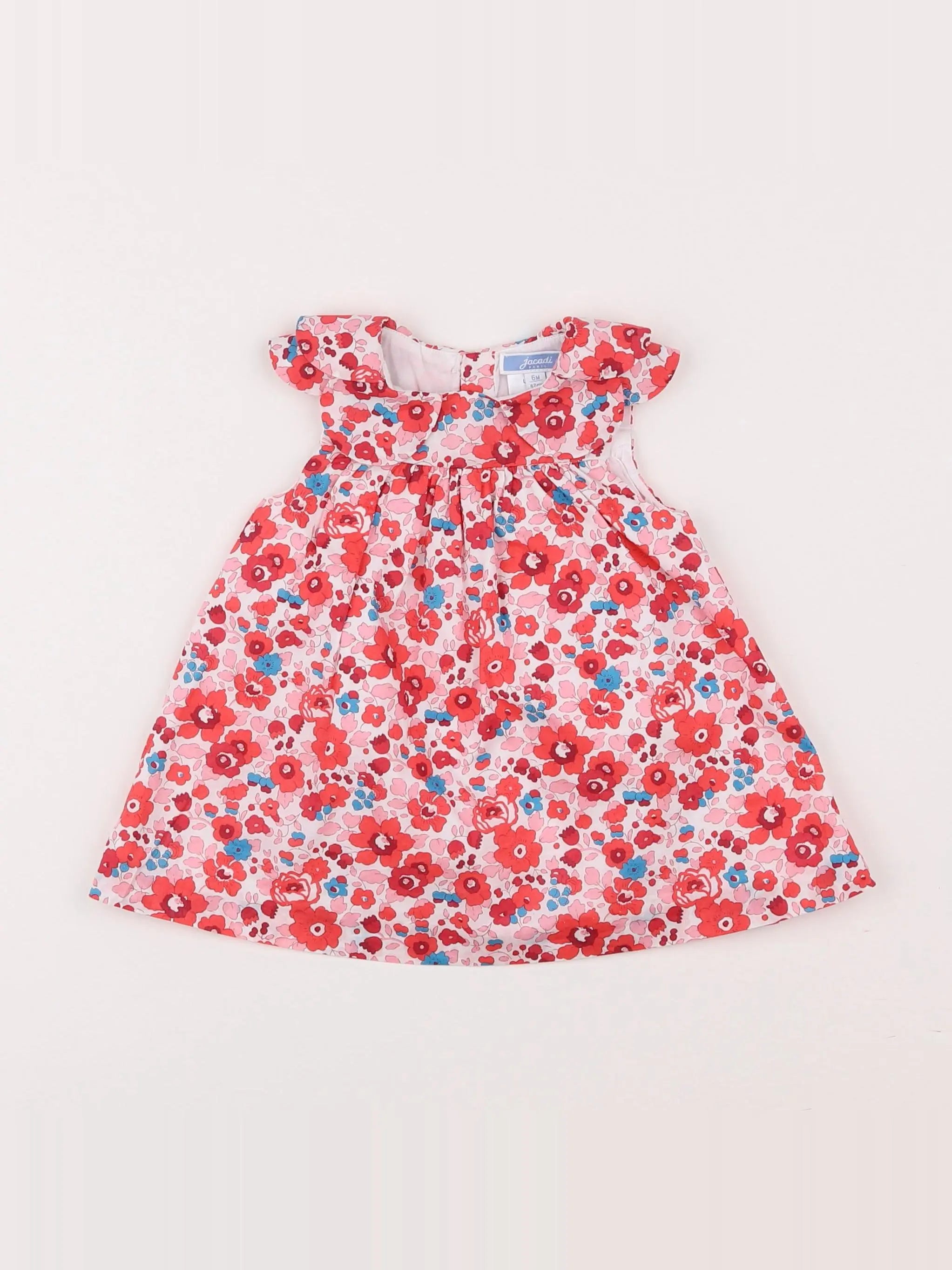 Jacadi - robe liberty multicolore - 6 mois
