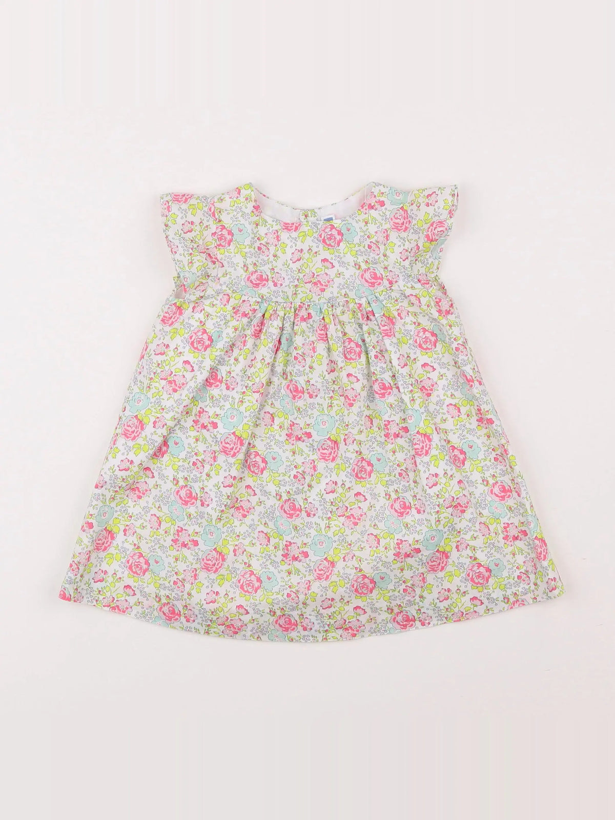 Jacadi - robe liberty multicolore - 12 mois