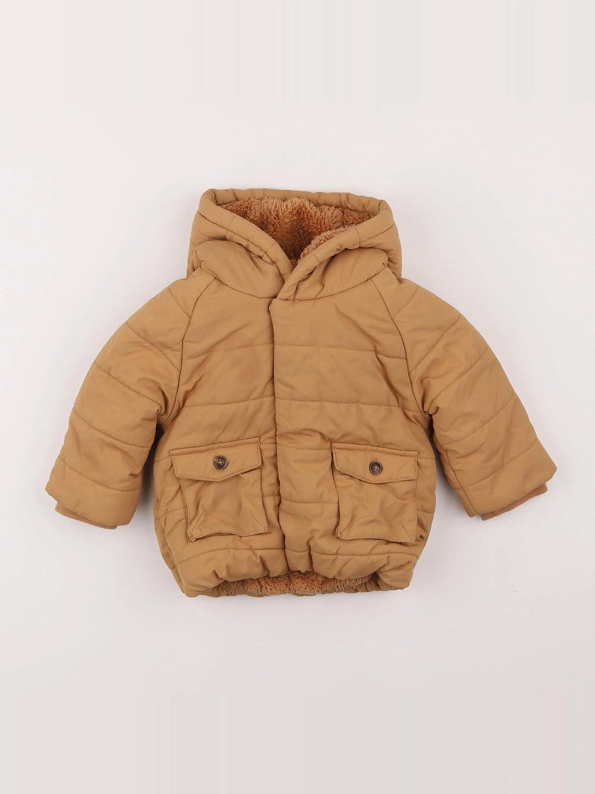 Vertbaudet - manteau marron - 18 mois