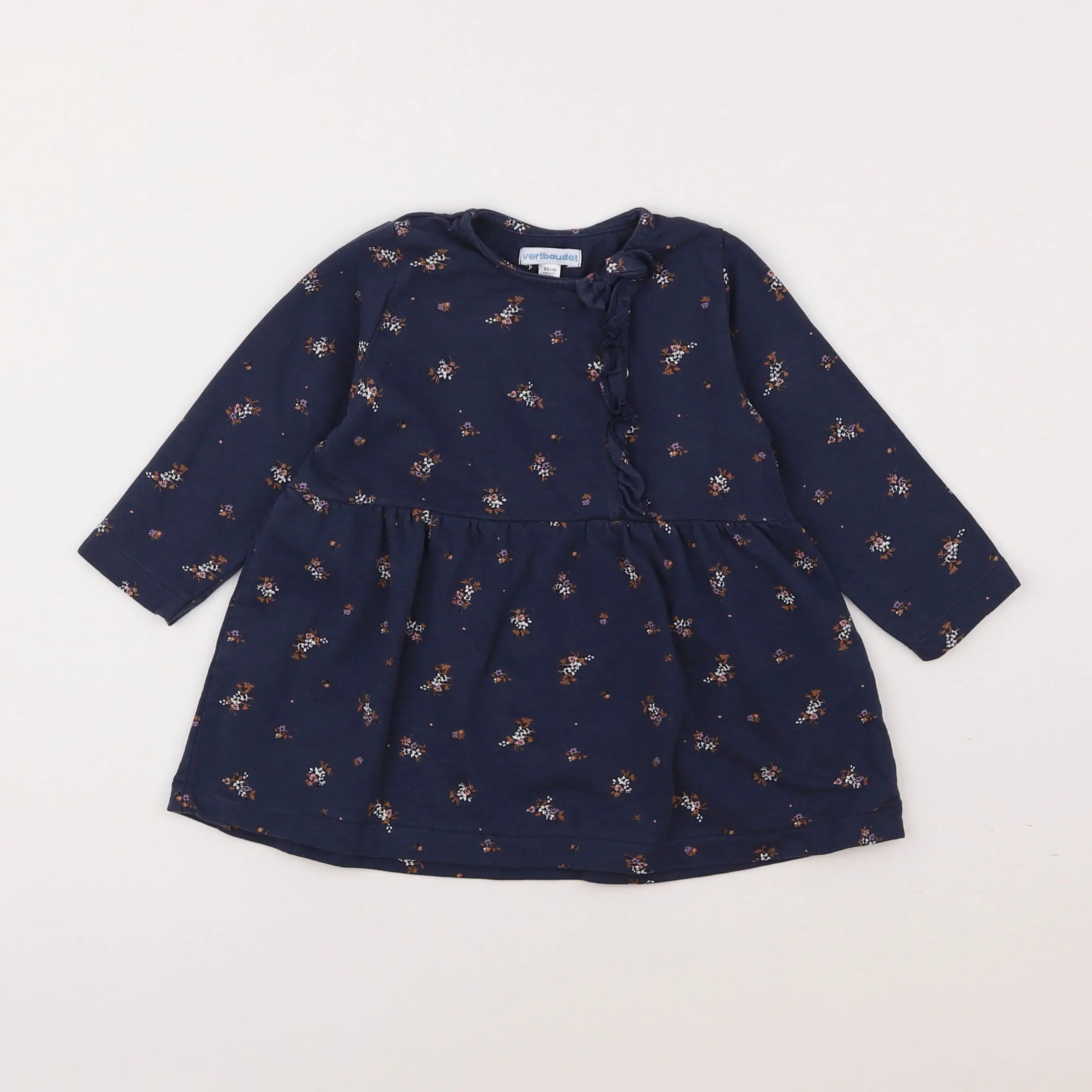 Vertbaudet - robe bleu - 2 ans