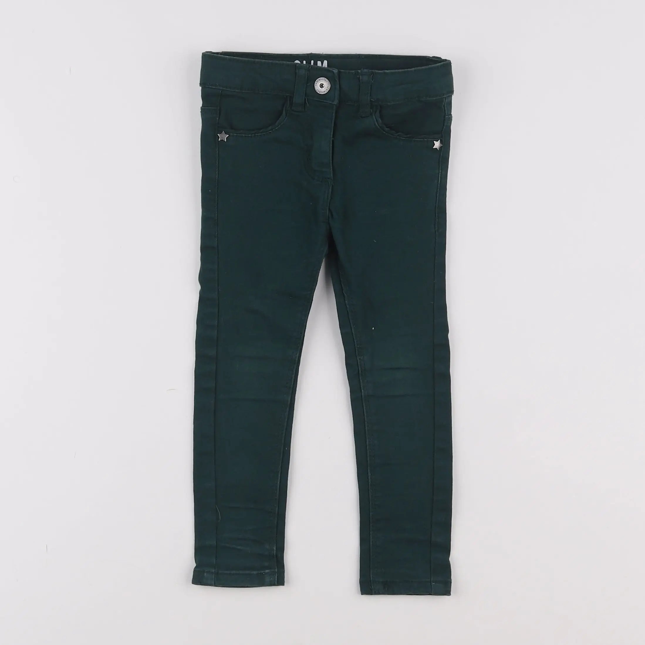 Vertbaudet - jean vert - 2 ans