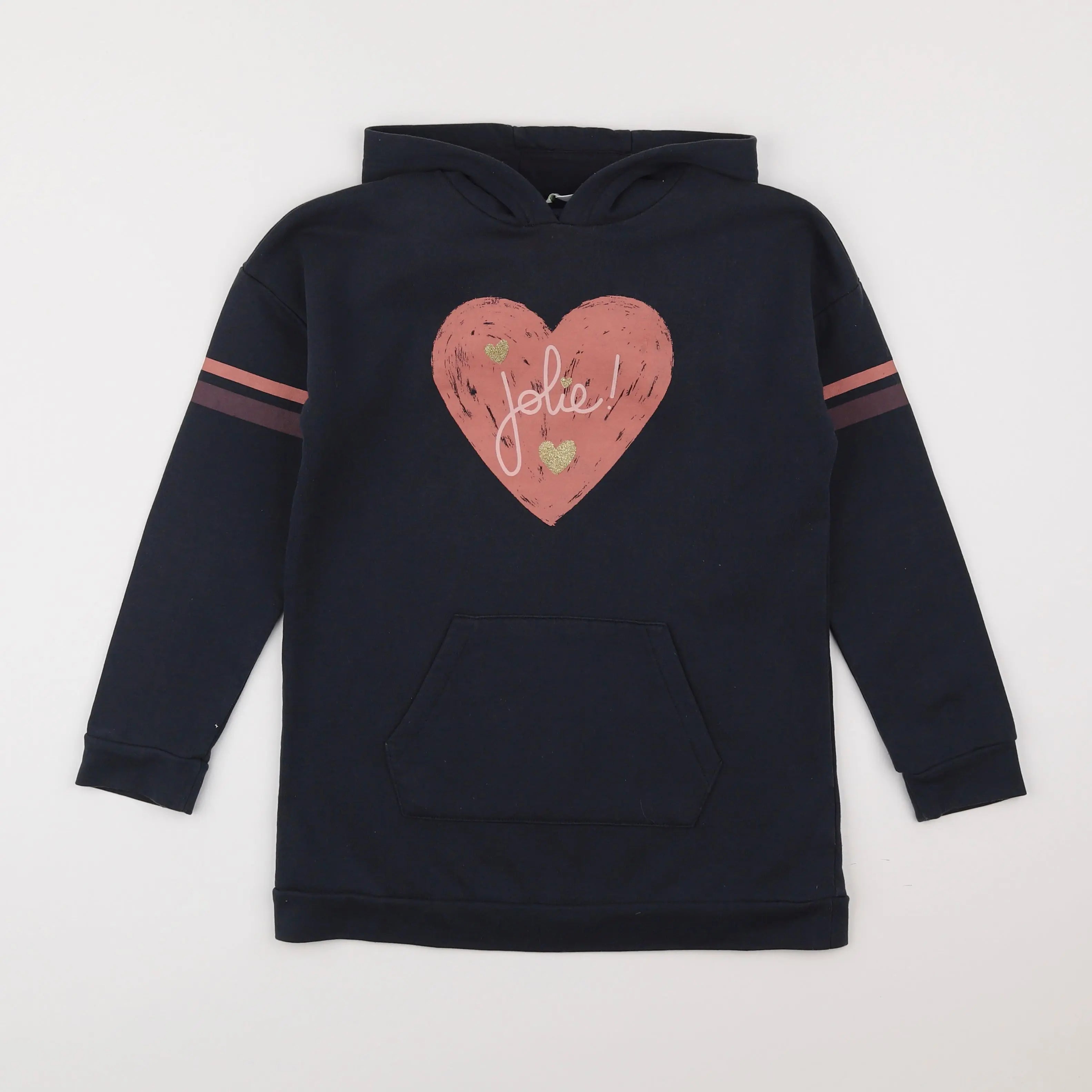 Vertbaudet - robe gris - 10 ans