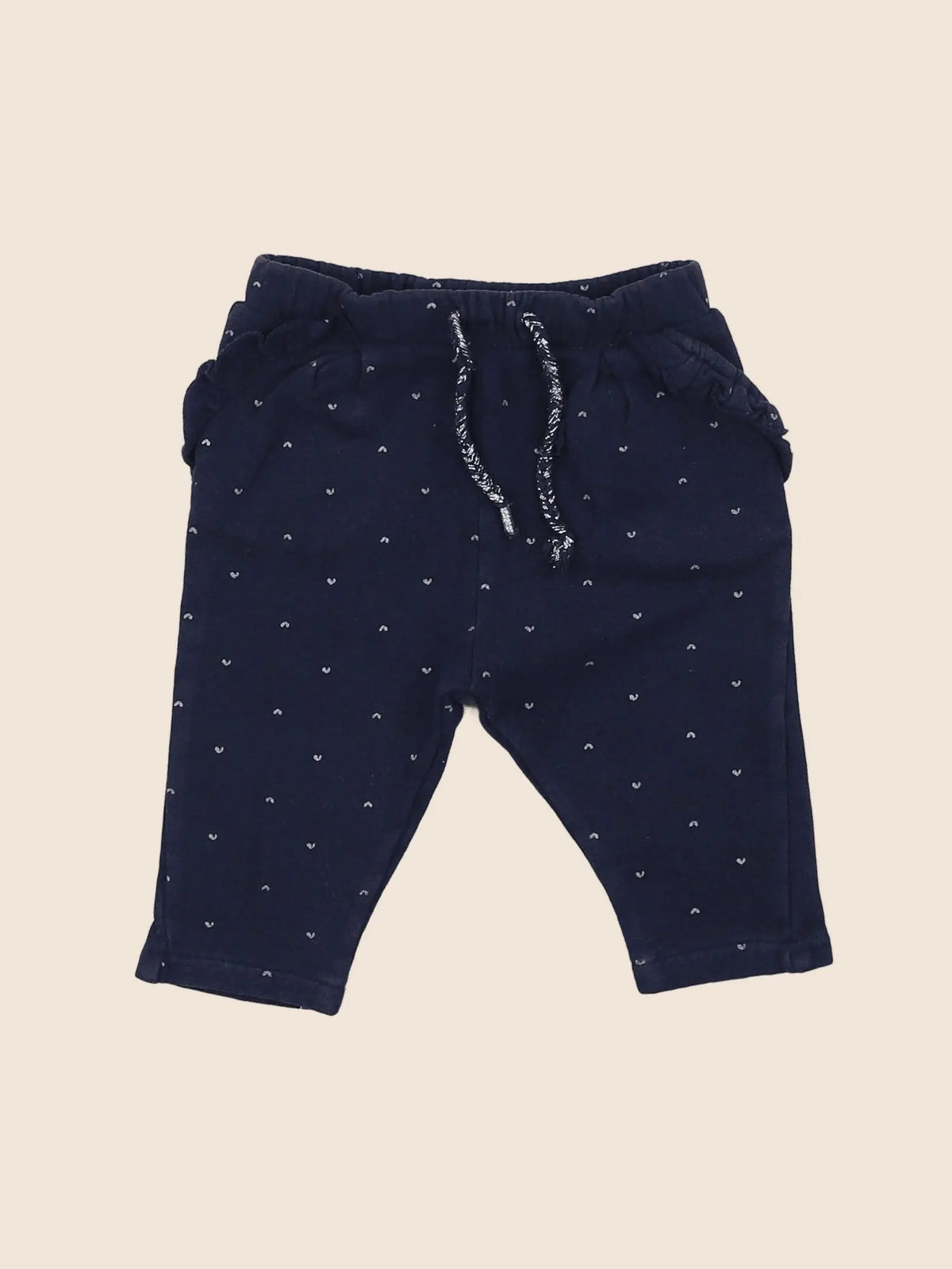 Vertbaudet - pantalon bleu - 6 mois