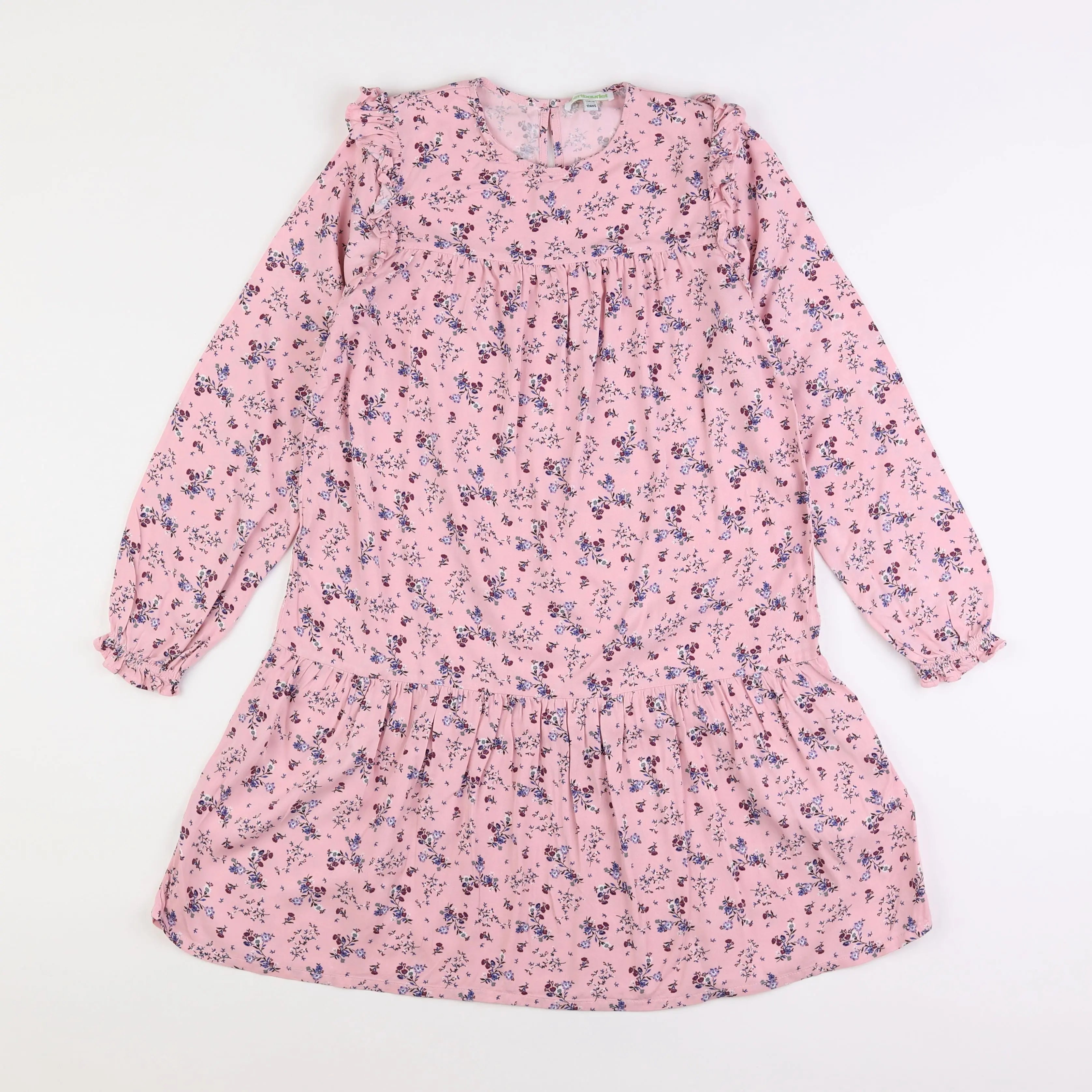 Vertbaudet - robe rose - 10 ans