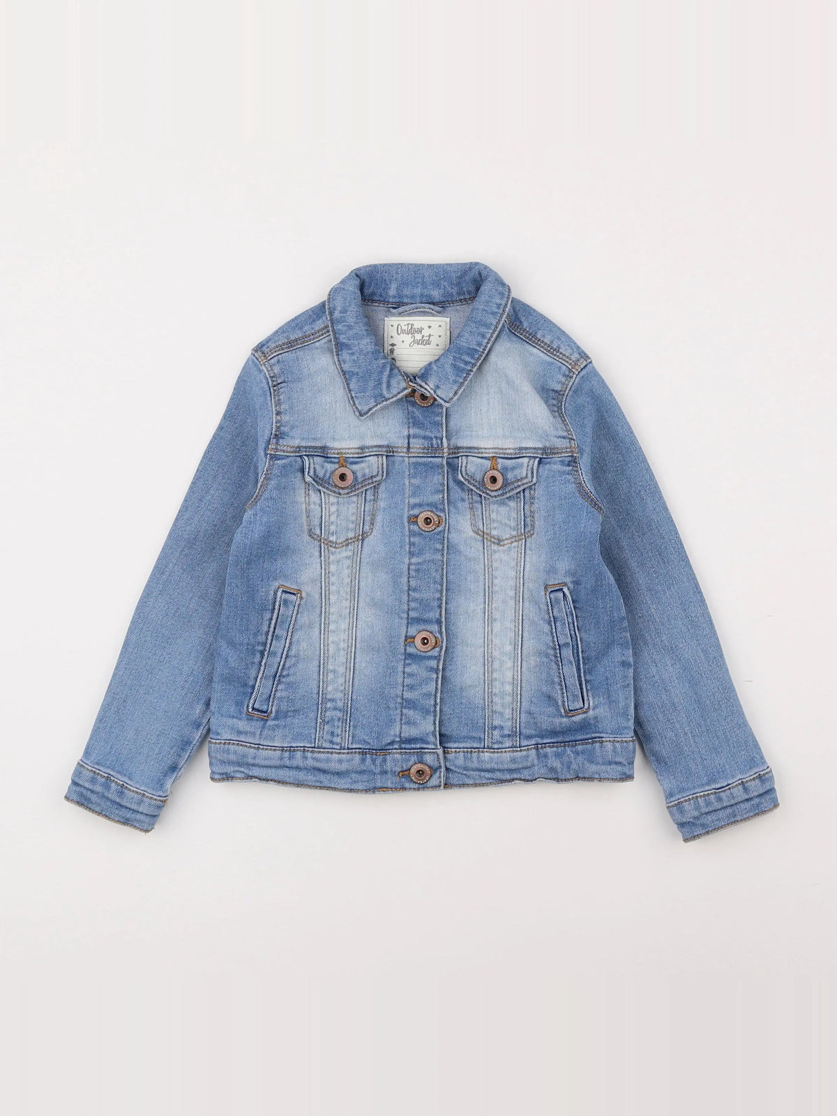 Vertbaudet - veste bleu - 4 ans