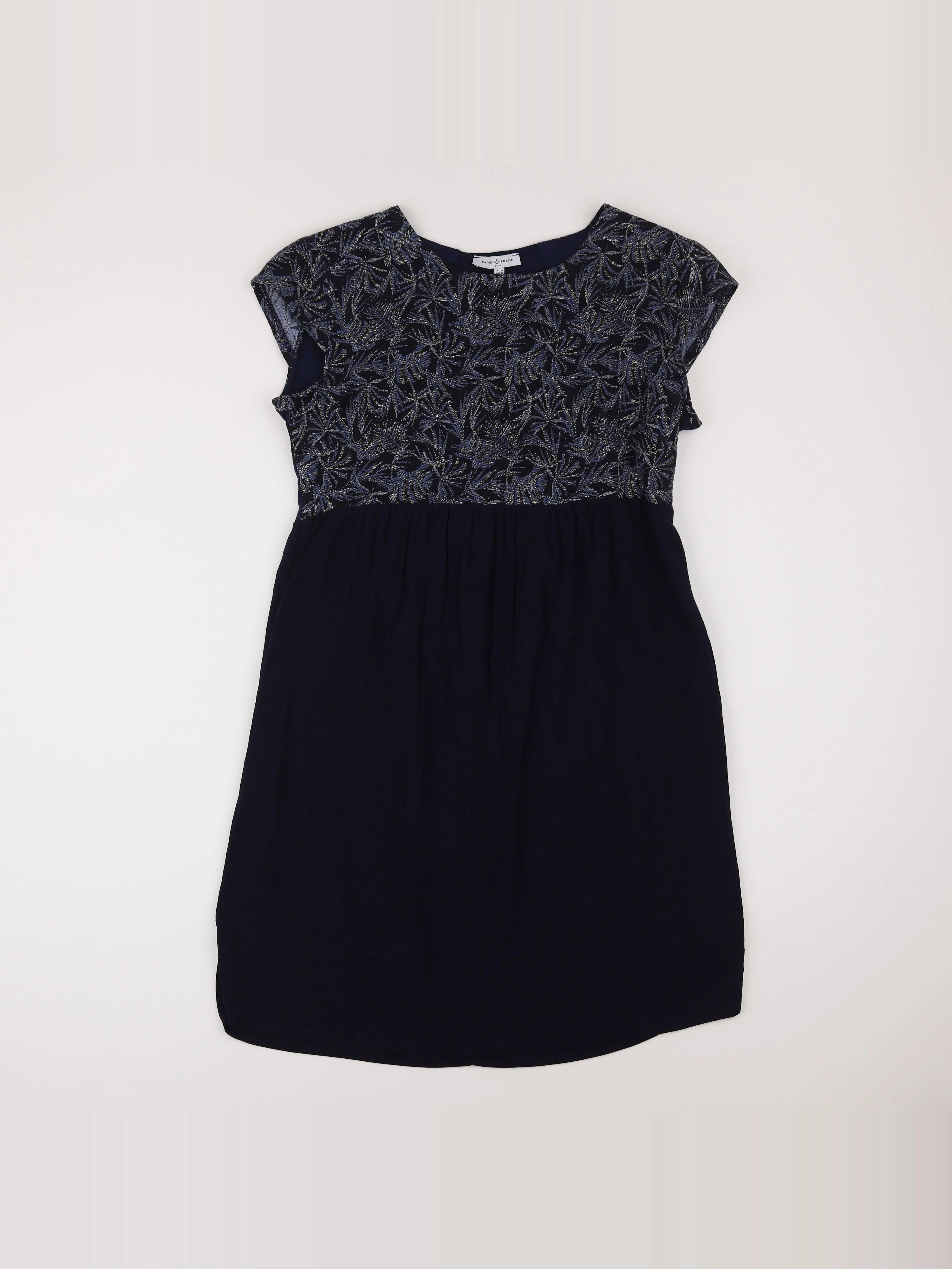 Envie de fraise - robe grossesse bleu - 38