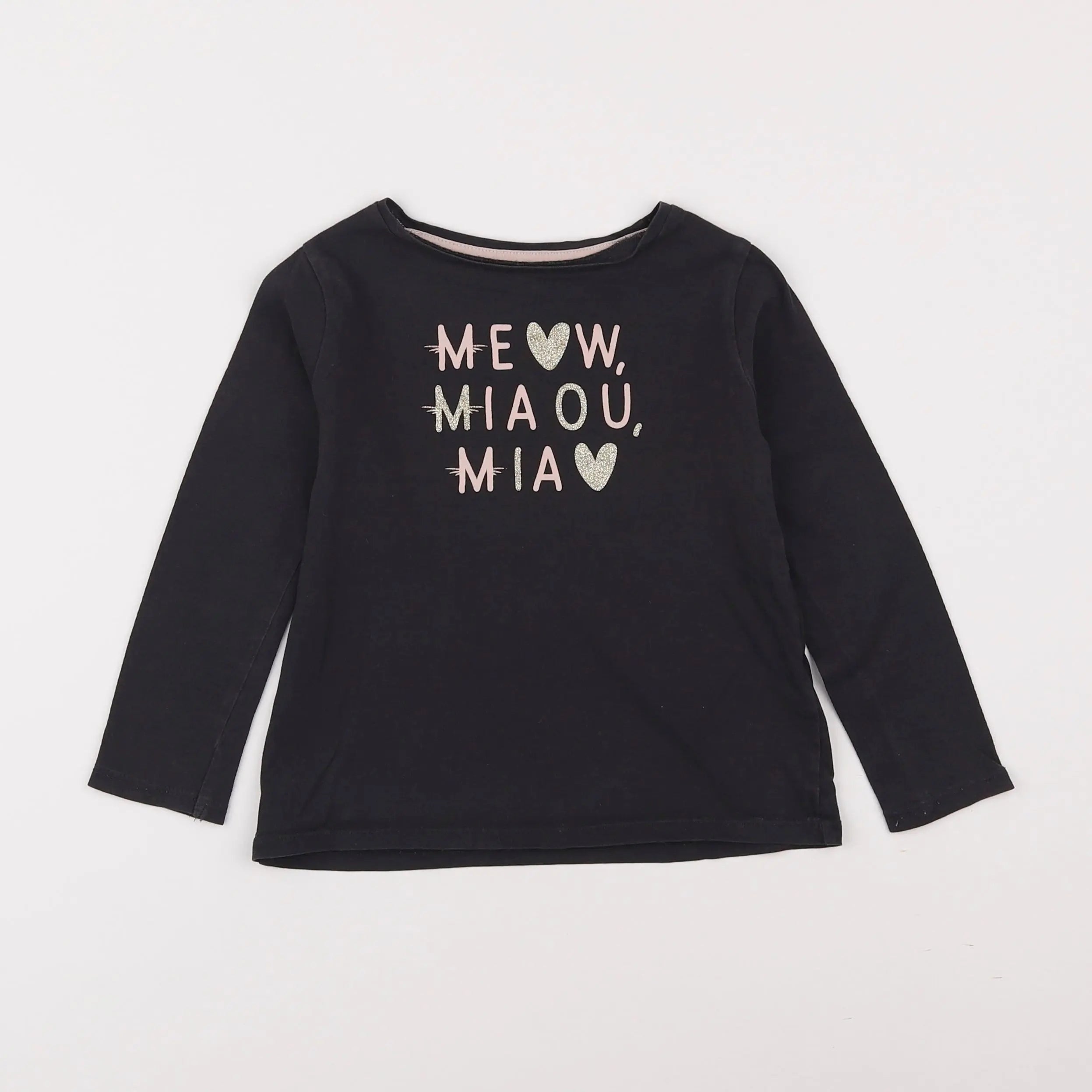 Vertbaudet - tee-shirt gris - 4 ans