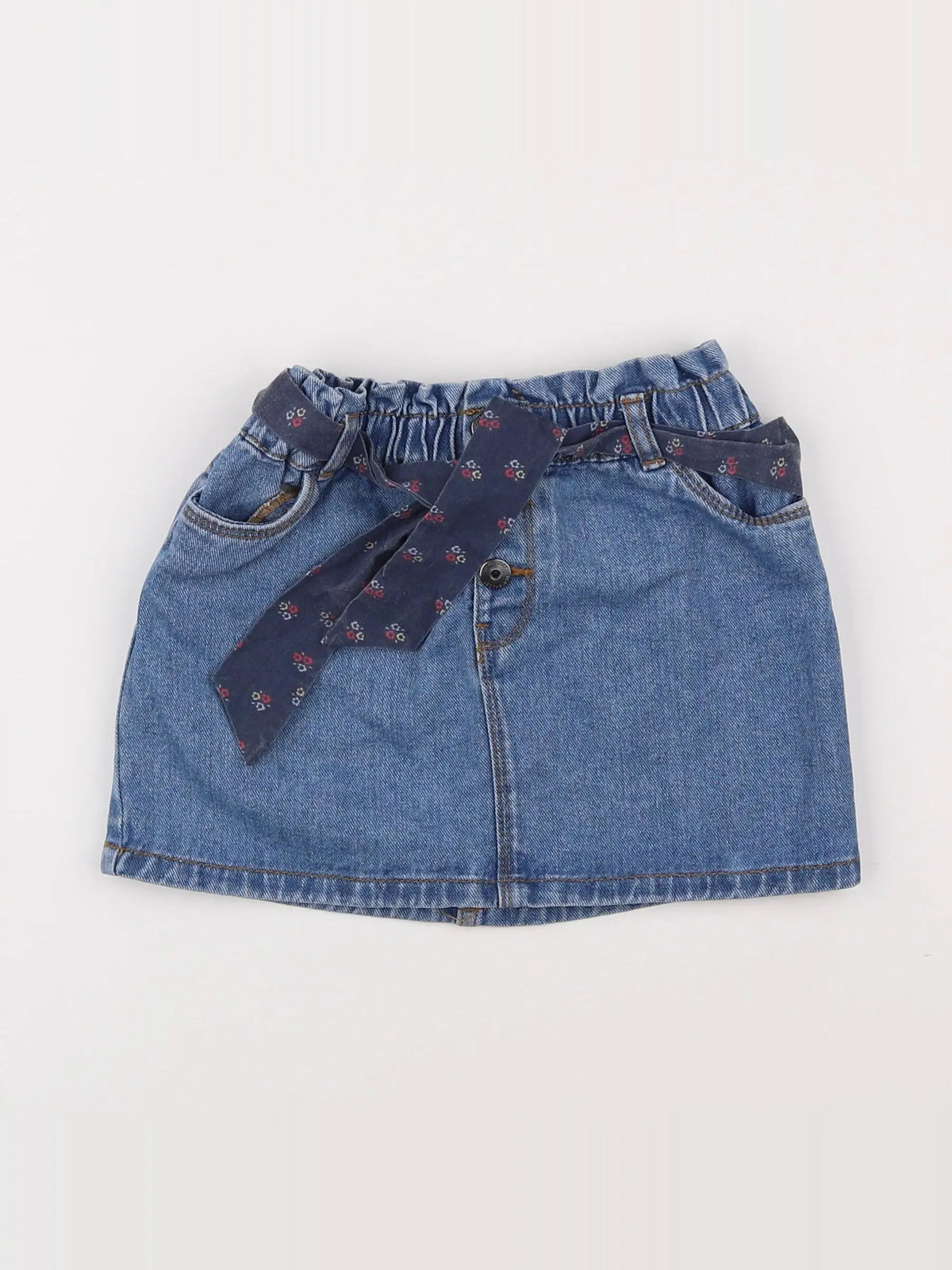 Vertbaudet - jupe bleu - 5 ans