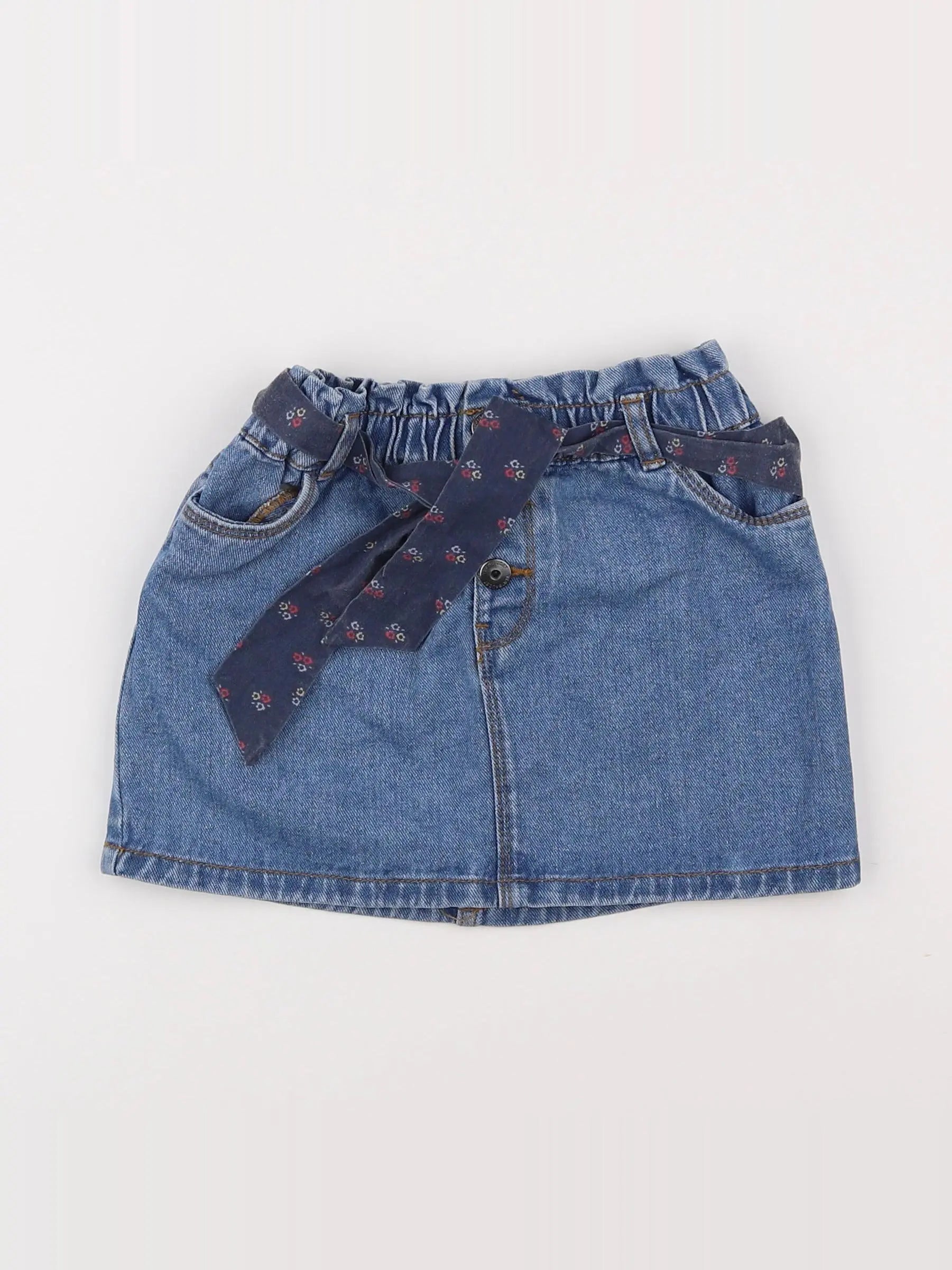 Vertbaudet - jupe bleu - 5 ans