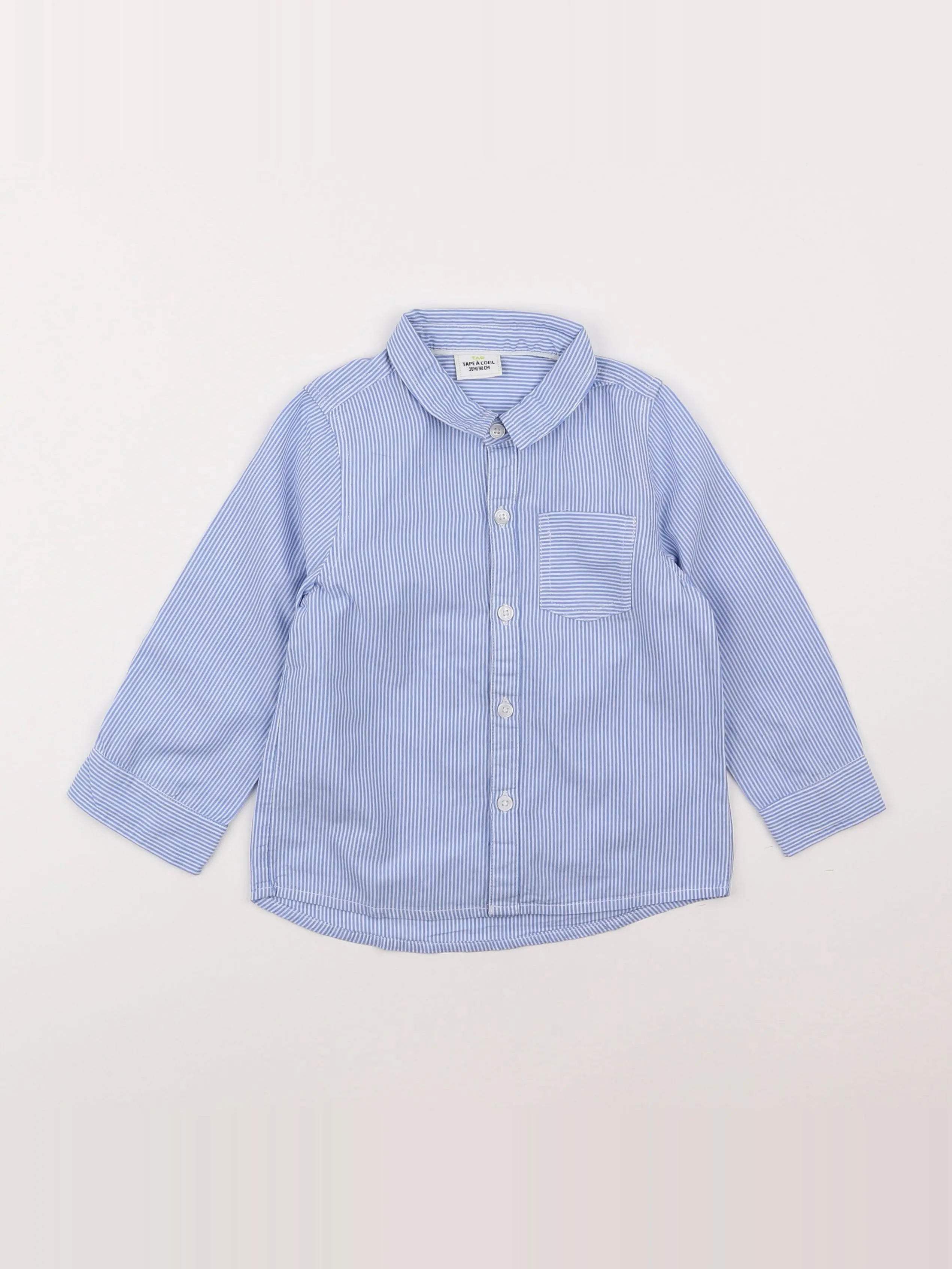 Tape à l'oeil - chemise bleu - 3 ans