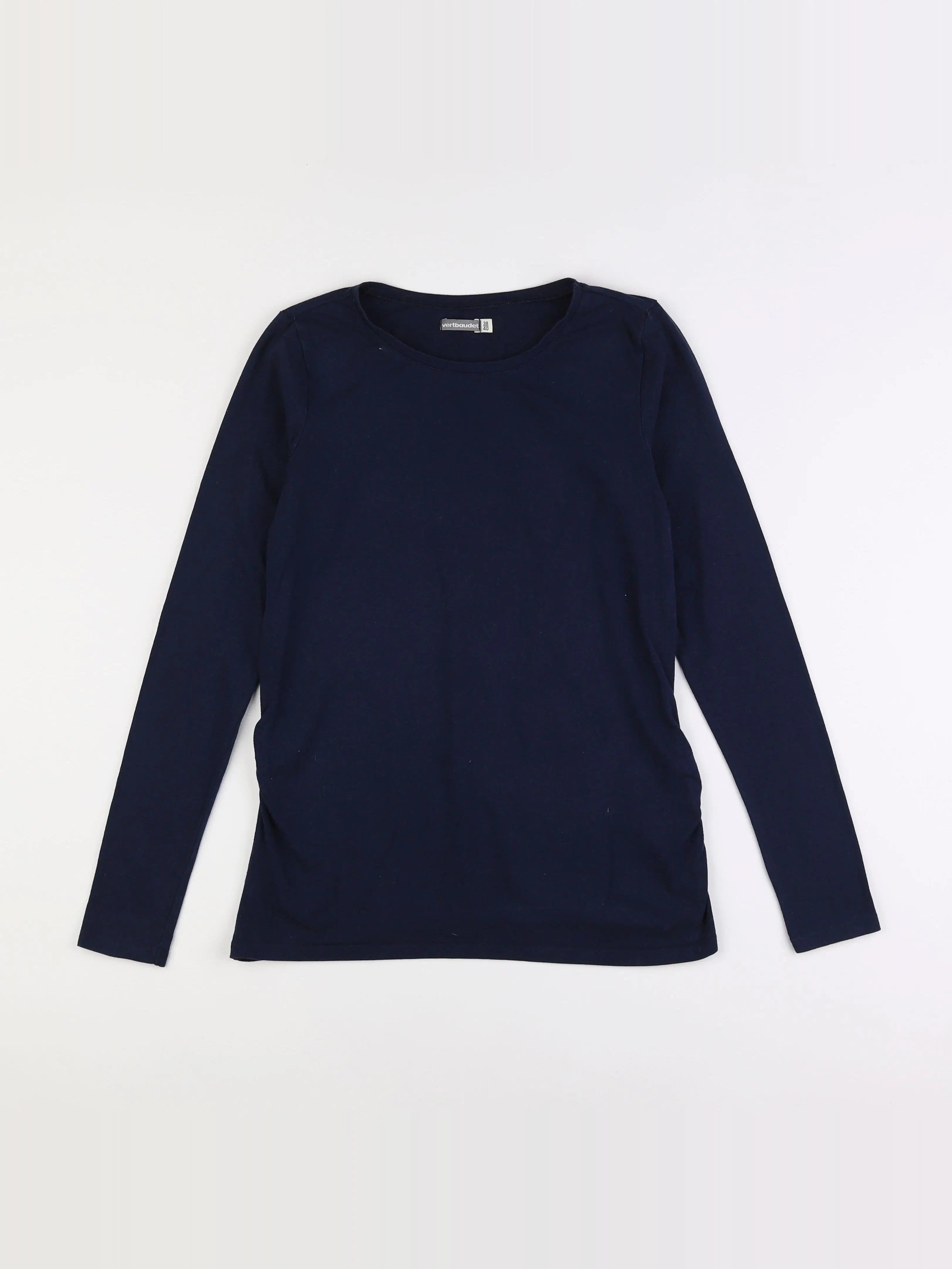 Vertbaudet - tee-shirt grossesse bleu - 38 à 40